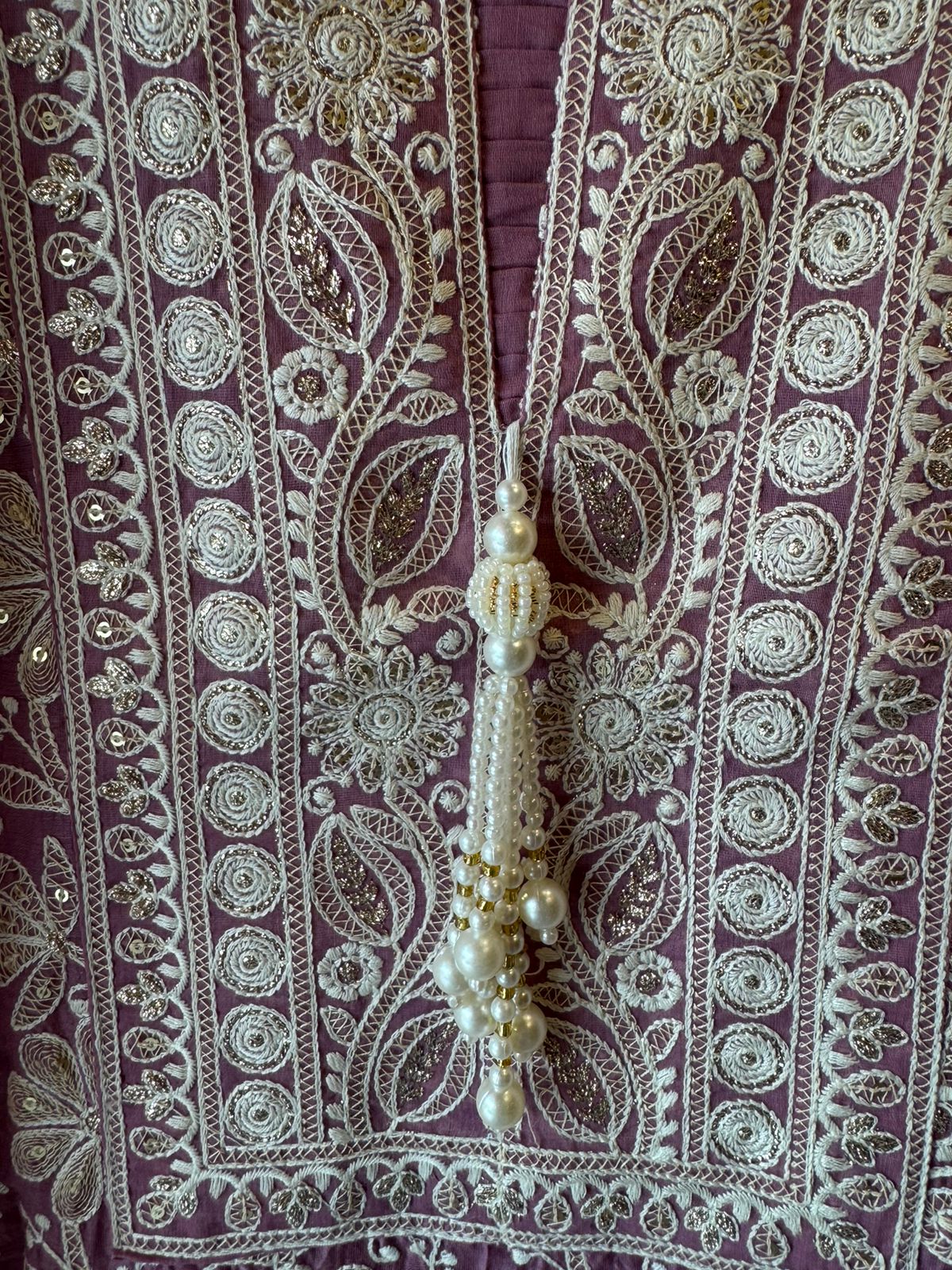 Elegant embroidered Suit