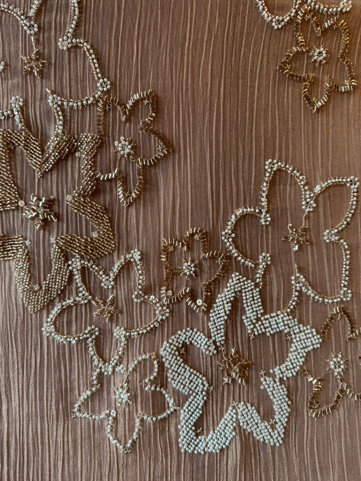 Luxury Crushed Tissue Unstitched Suit