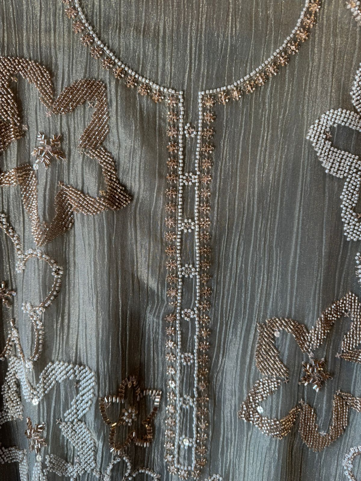 Luxury Crushed Tissue Unstitched Suit