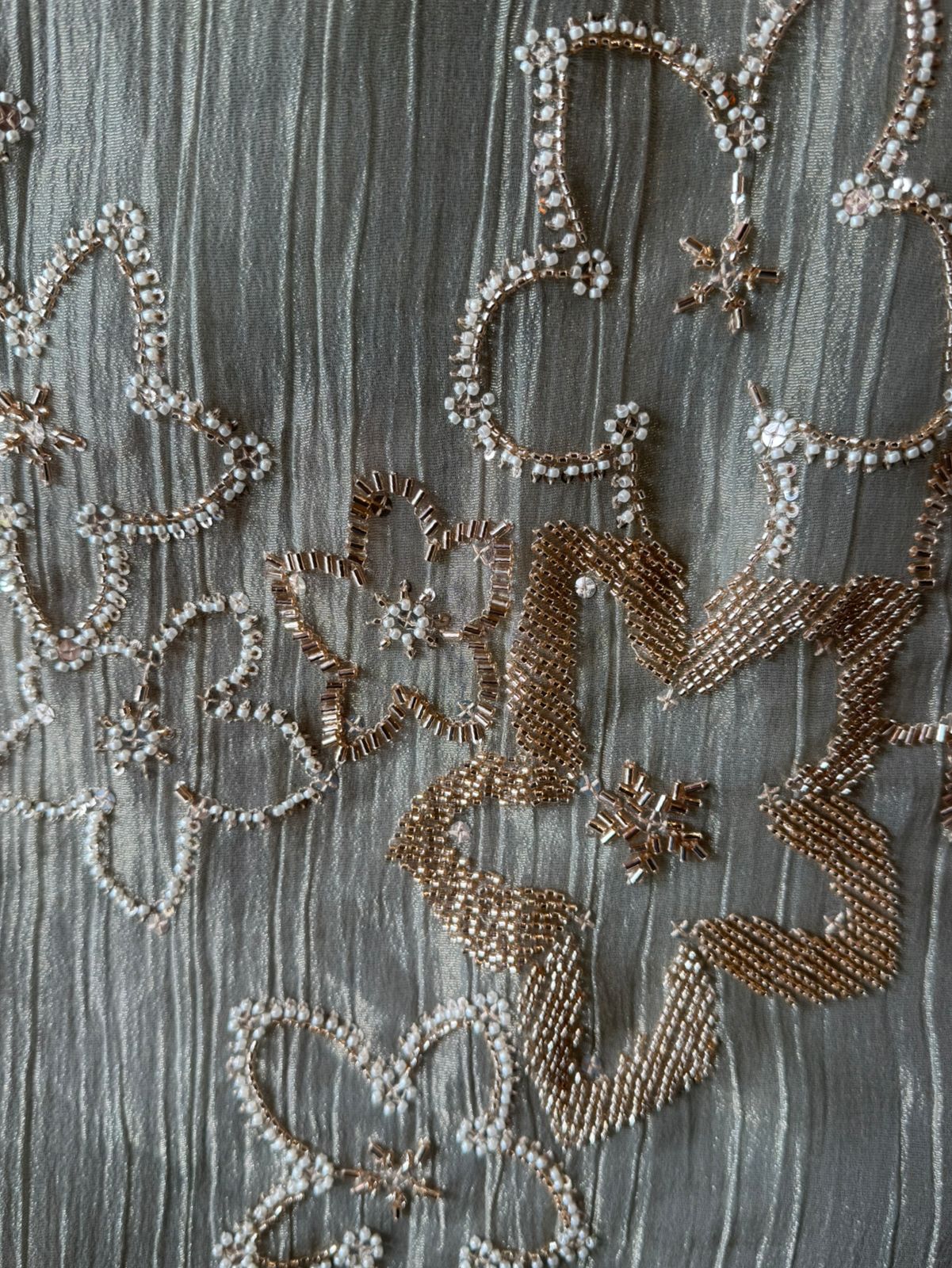 Luxury Crushed Tissue Unstitched Suit