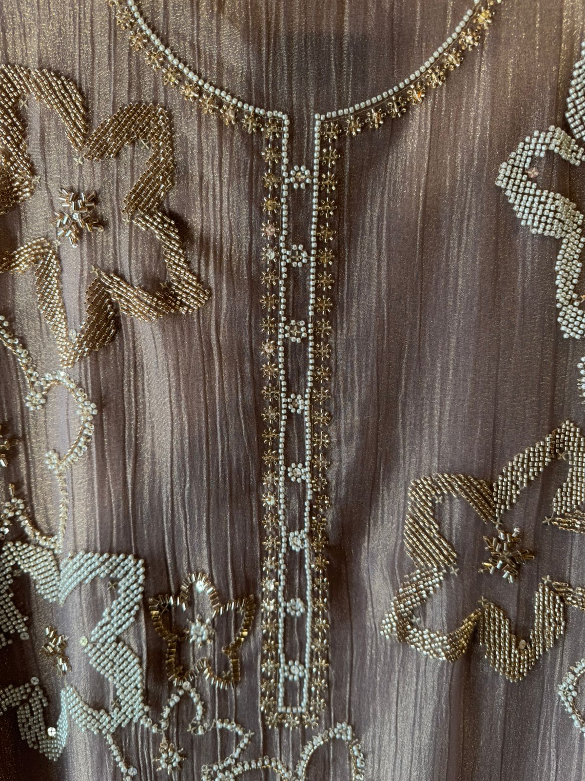 Luxury Crushed Tissue Unstitched Suit