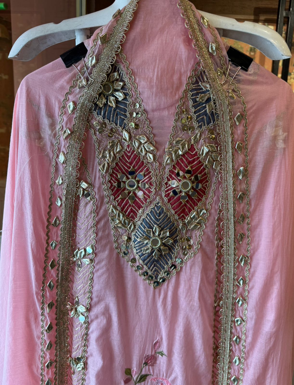 Royal Shisha Gotta Work Unstitched Mul Suit