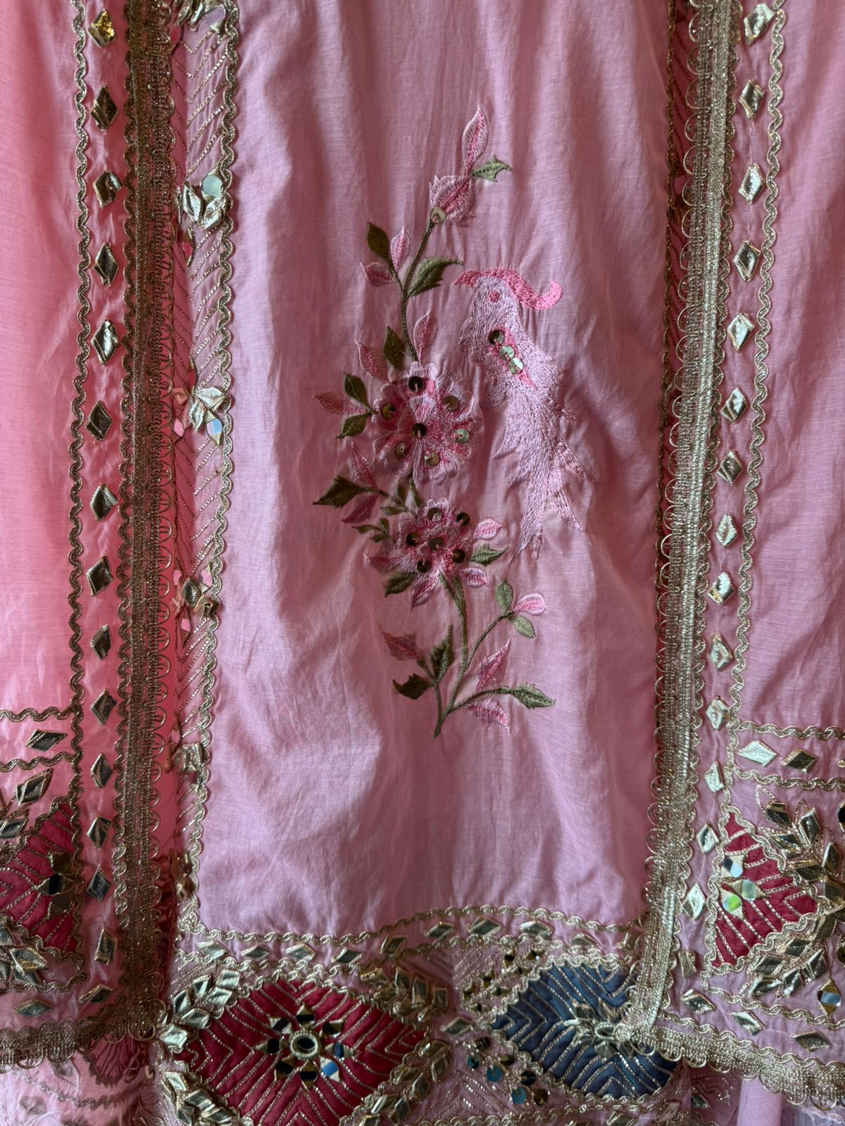 Royal Shisha Gotta Work Unstitched Mul Suit