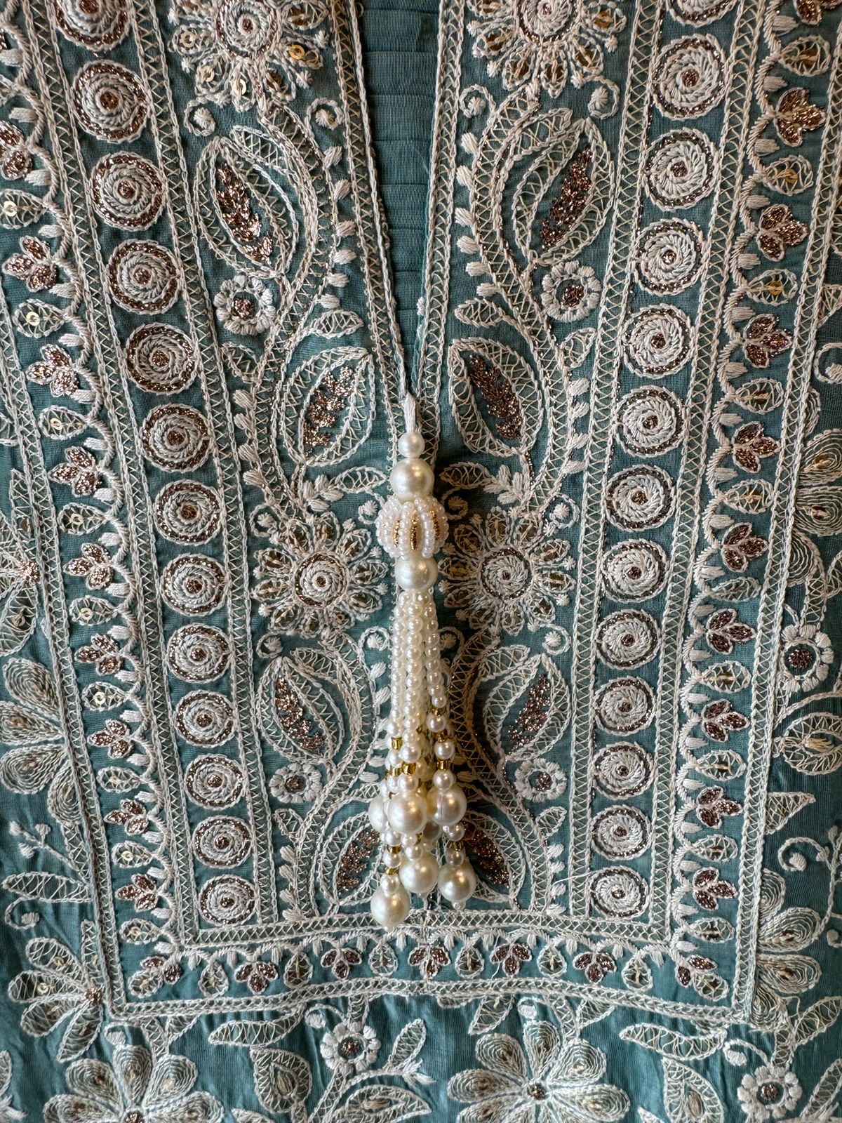 Elegant embroidered Suit