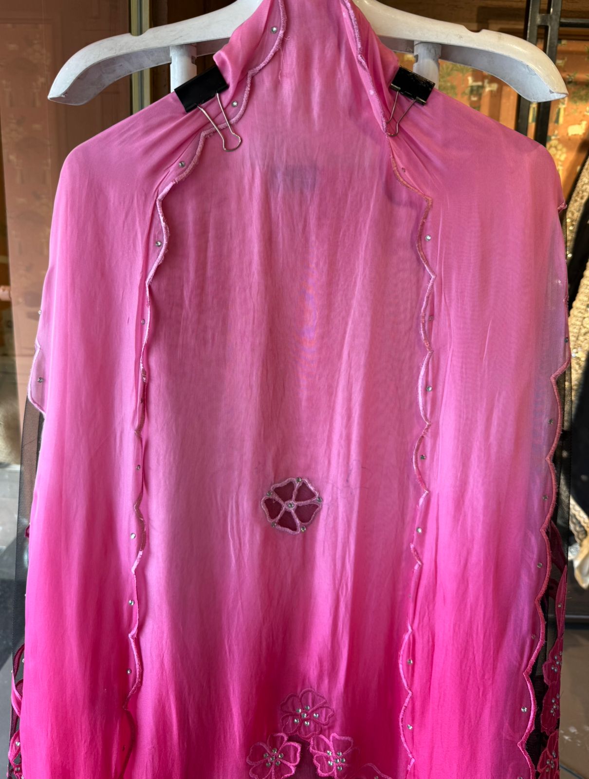 Ombré shaded Organza unstitched Shirt