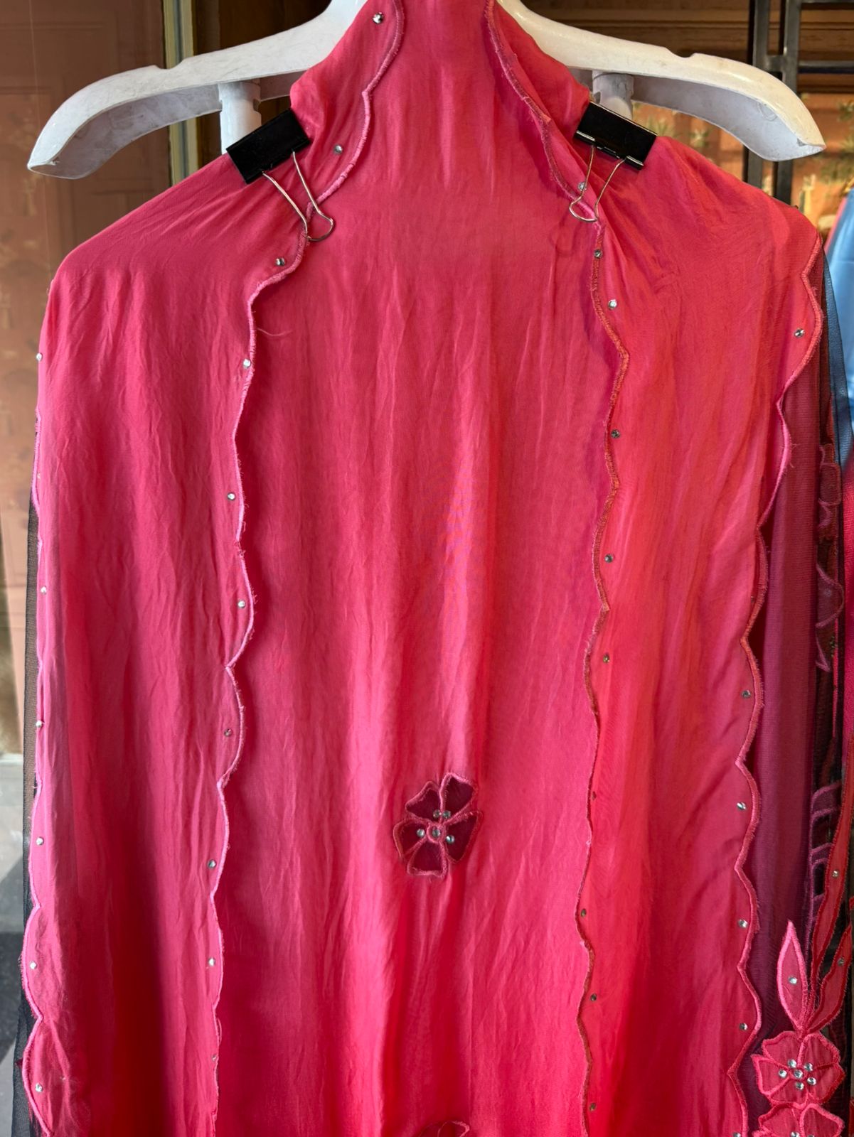 Ombré shaded Organza unstitched Shirt