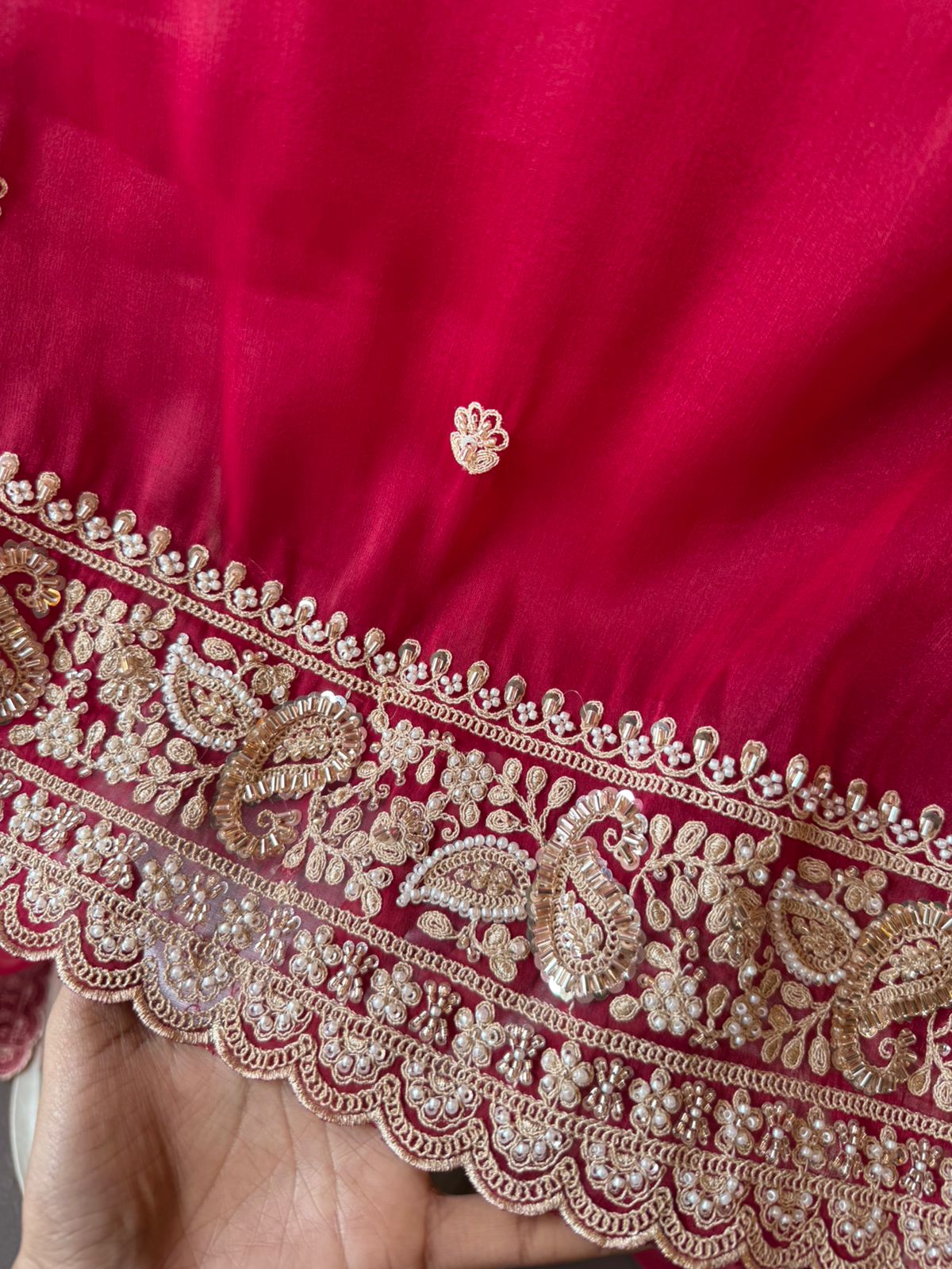 Traditional embroidered Unstitched suit