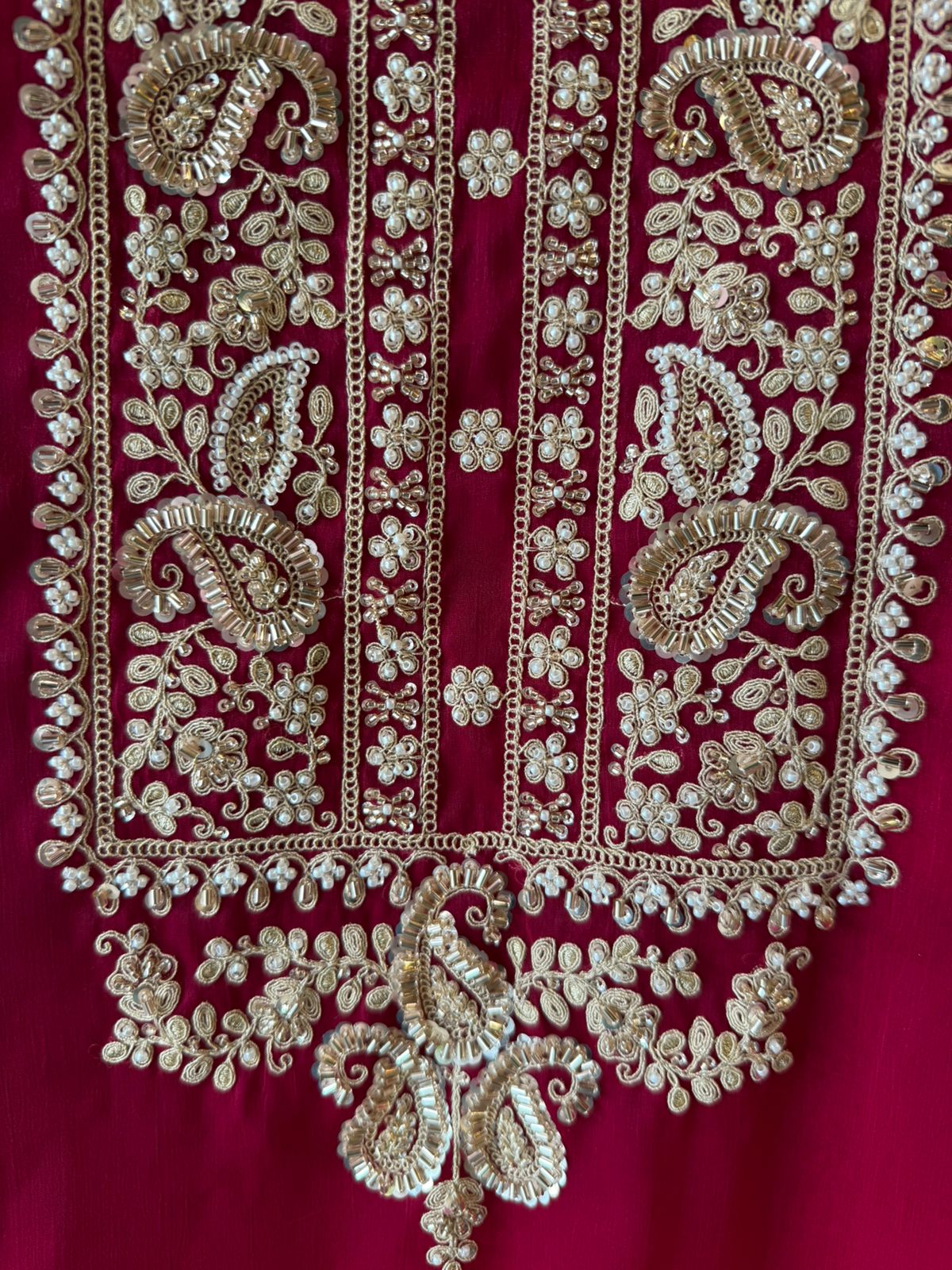 Traditional embroidered Unstitched suit
