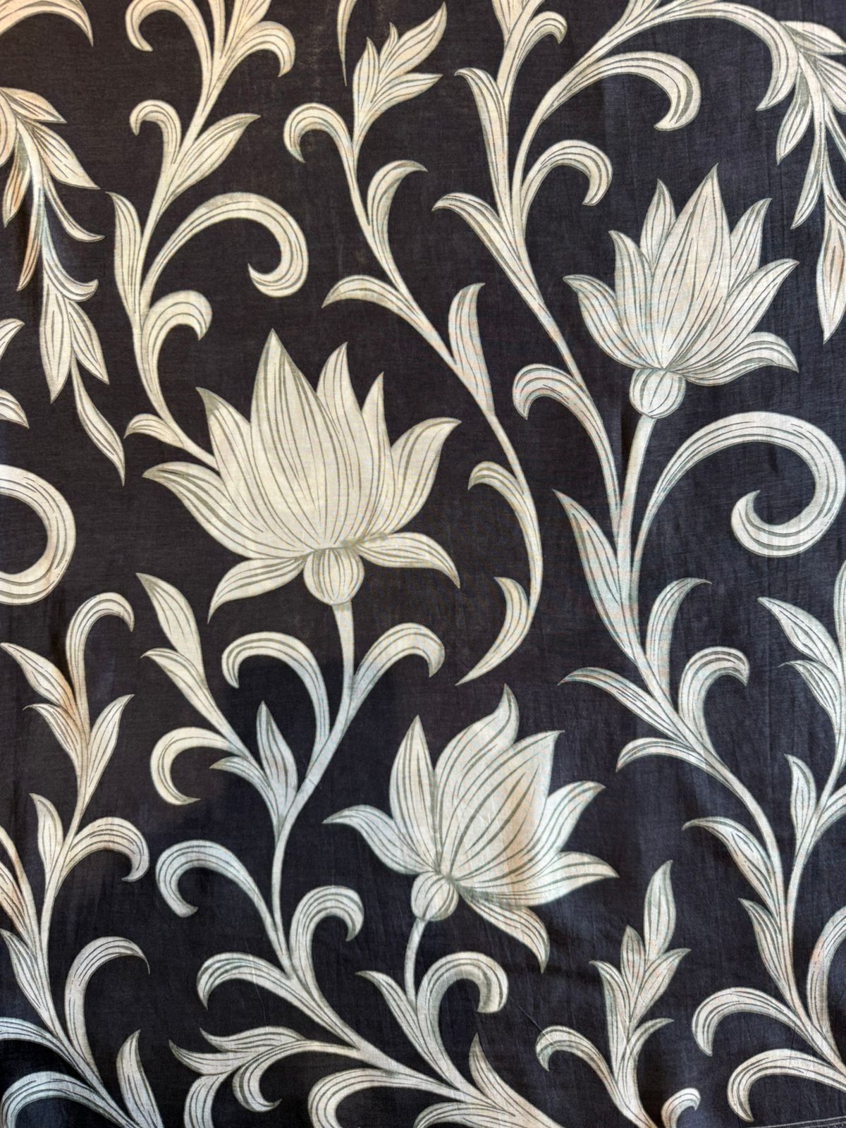 Regal Chevron Floral Opada Silk Unstitched Suit