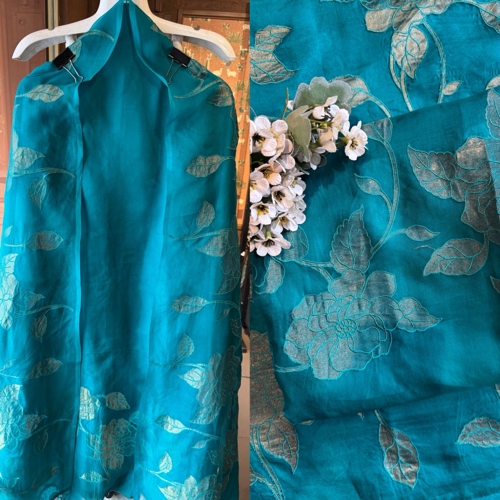 Pure Banarsi organza Shirt