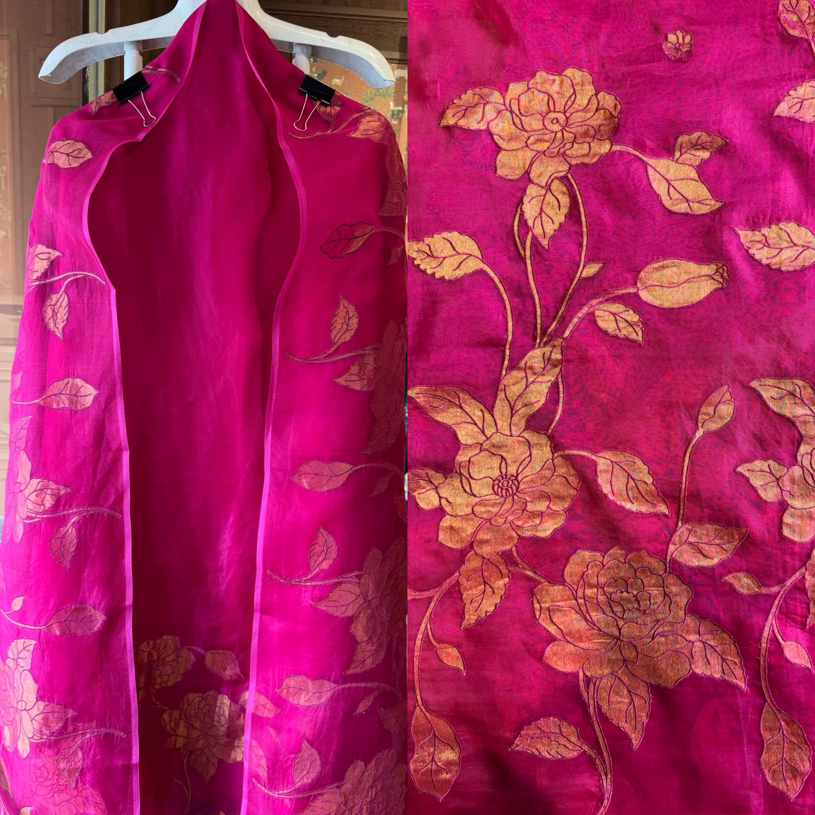 Pure Banarsi organza Shirt