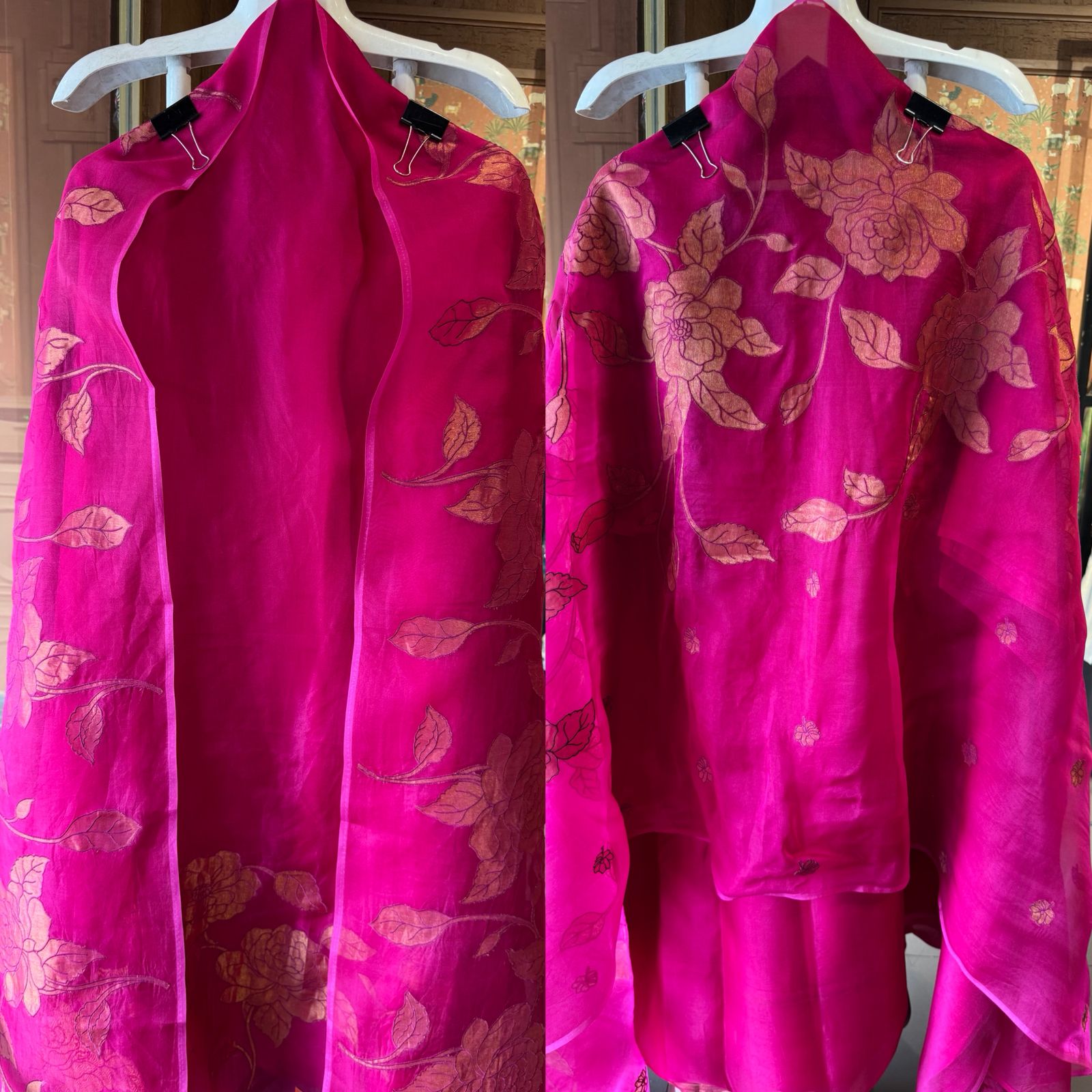 Pure Banarsi organza Shirt
