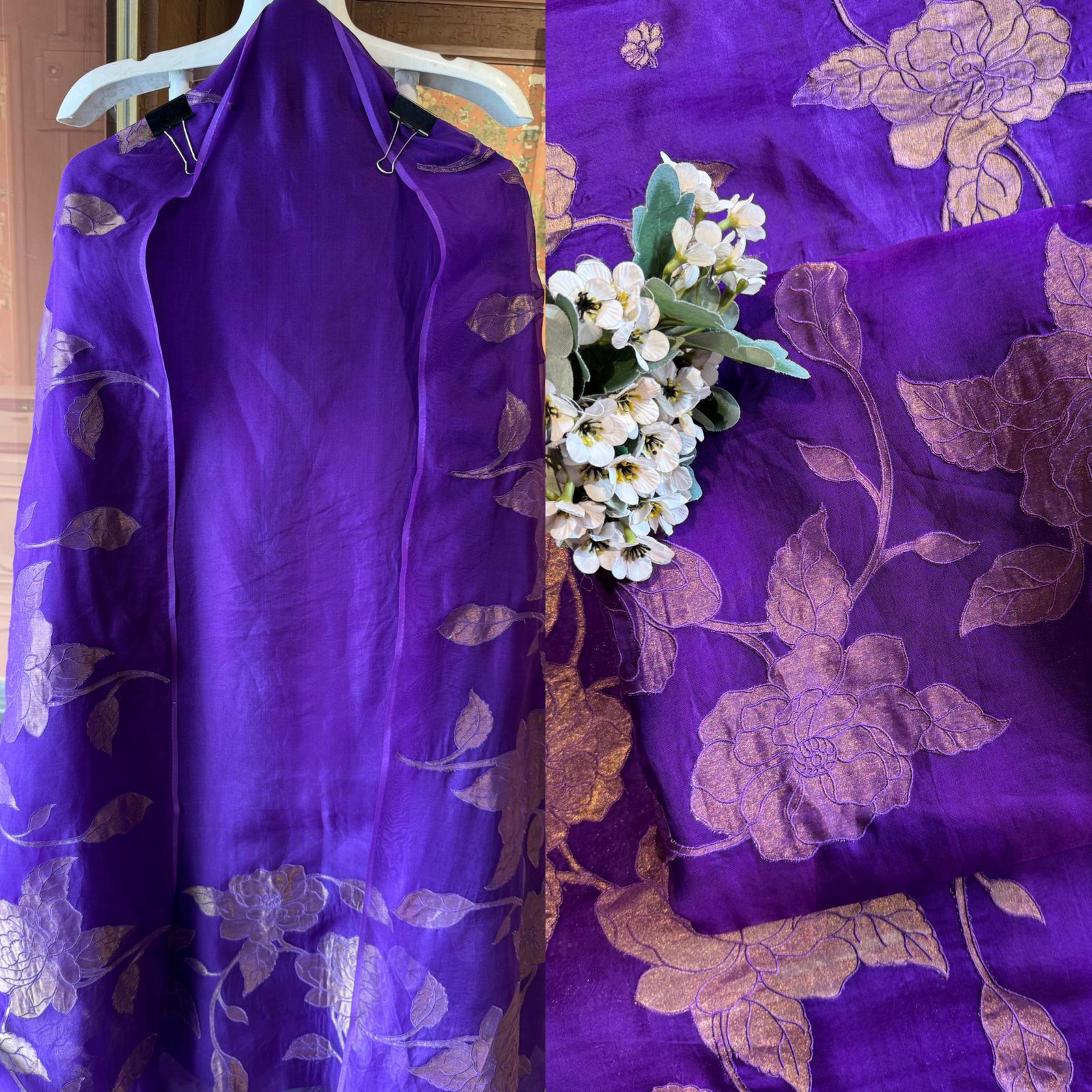 Pure Banarsi organza Shirt