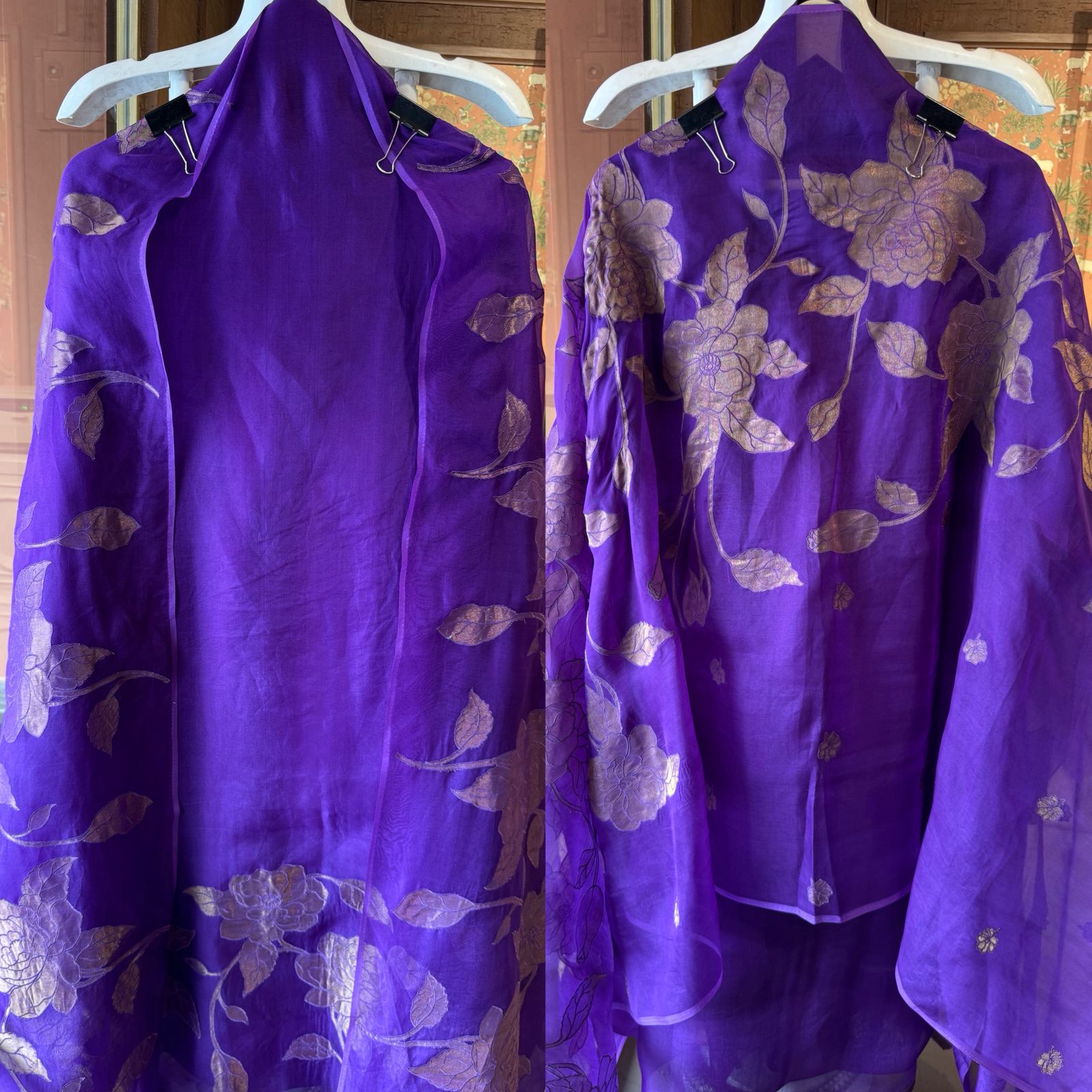 Pure Banarsi organza Shirt