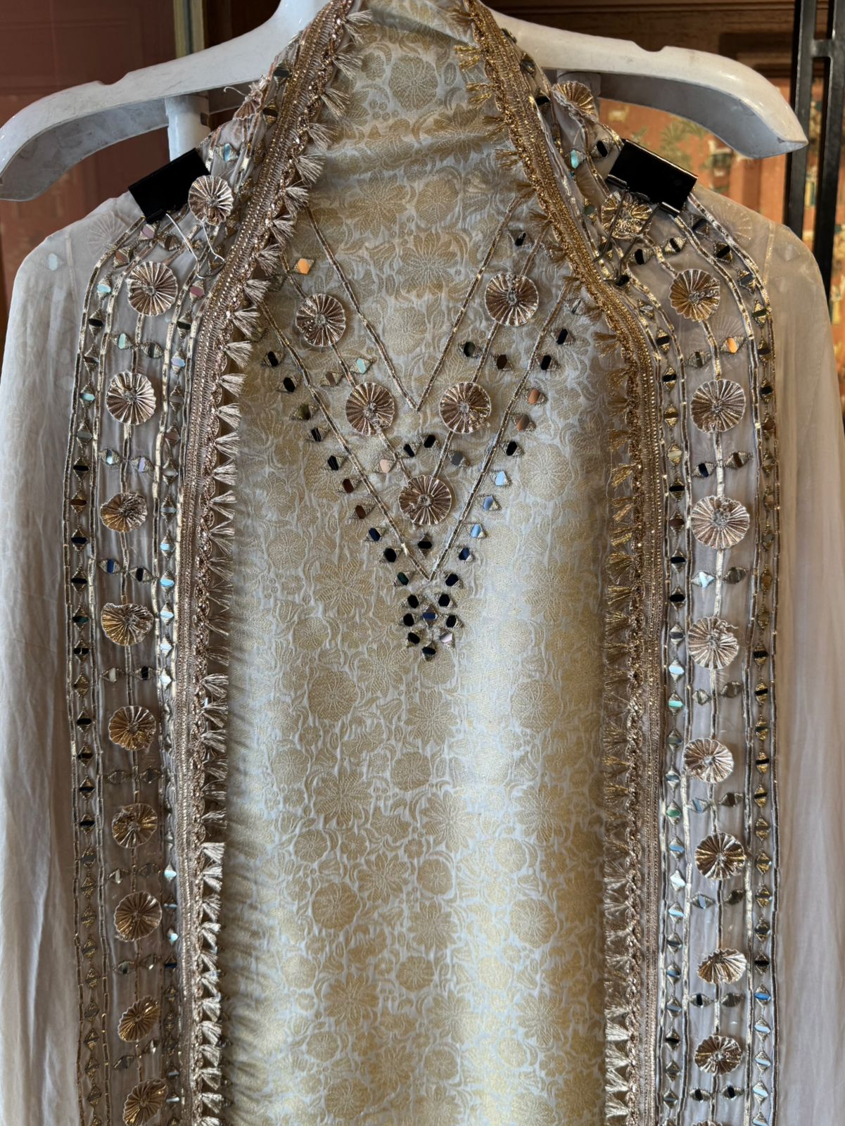 festive Indian ethnic unstitched suit