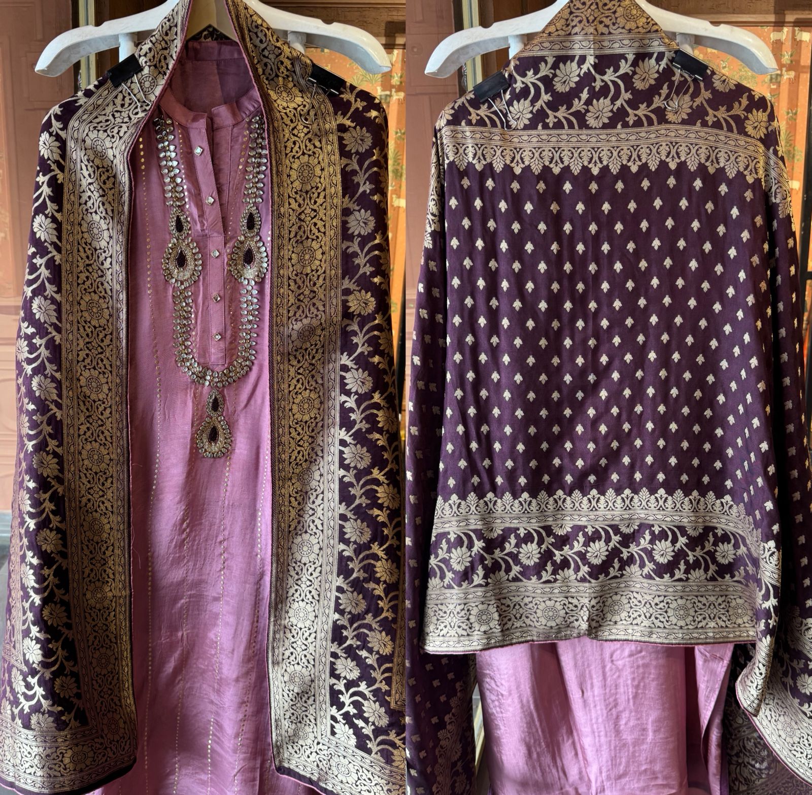 Russian silk Unstitched Shirt