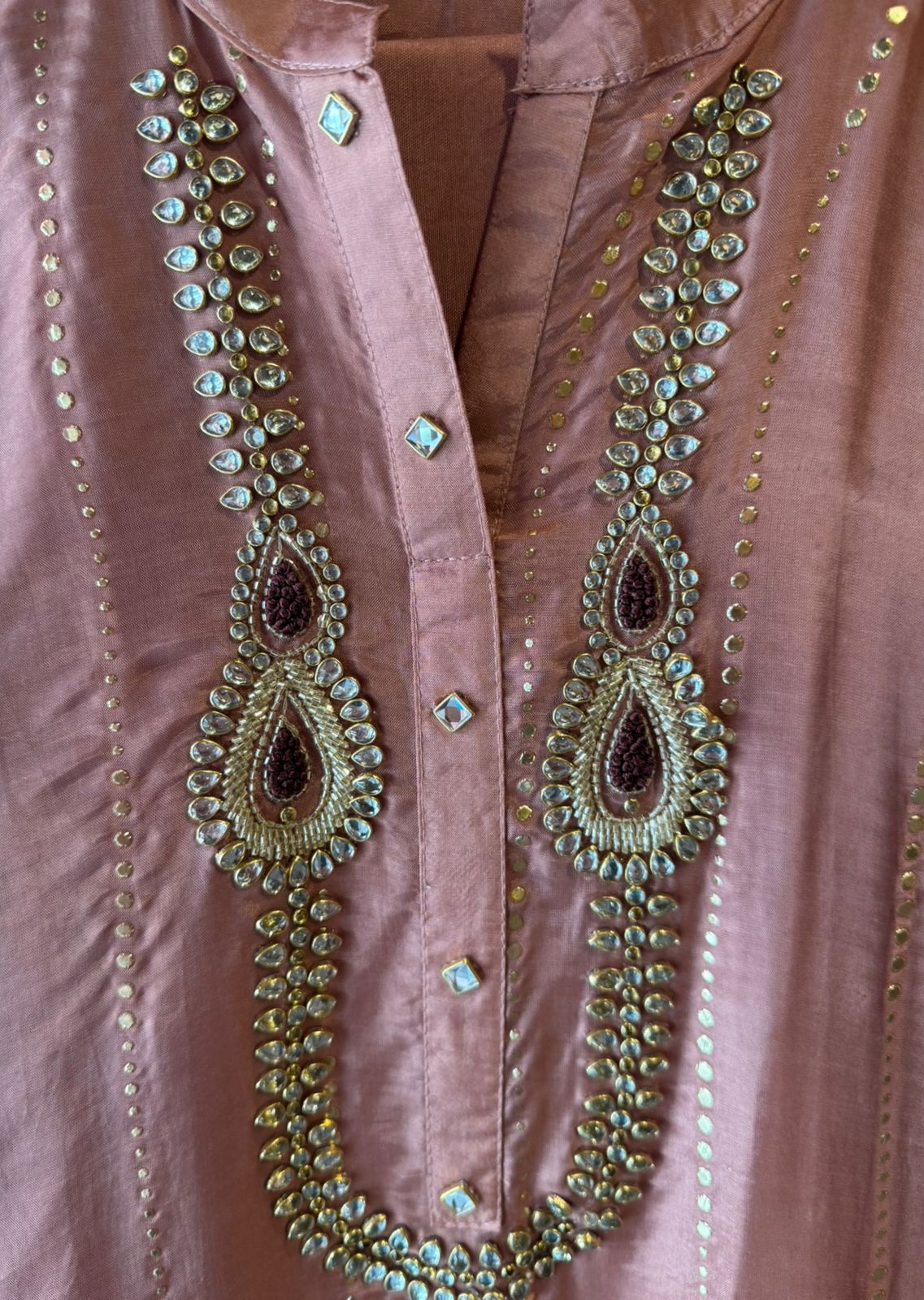 Russian silk Unstitched Shirt