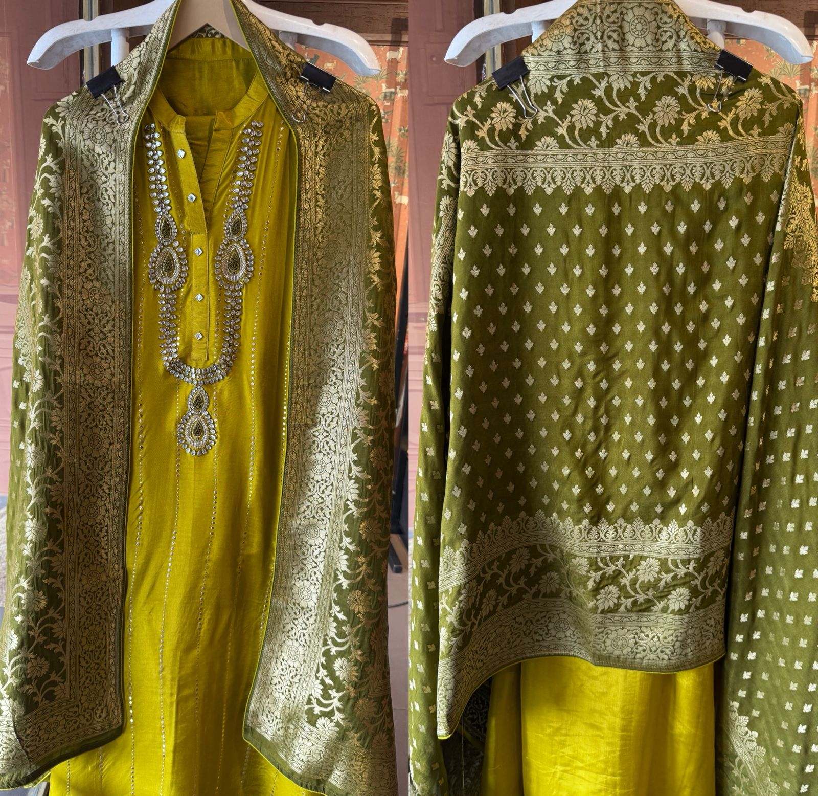 Russian silk Unstitched Shirt