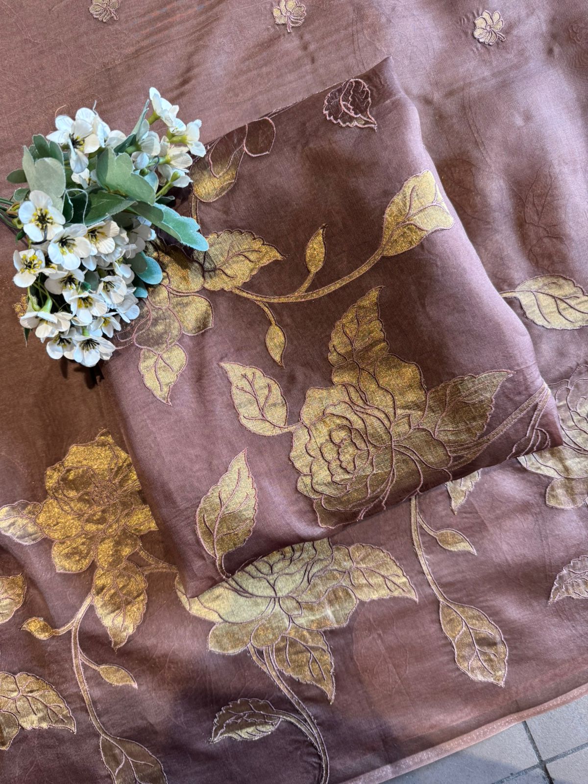 Pure Banarsi organza Shirt