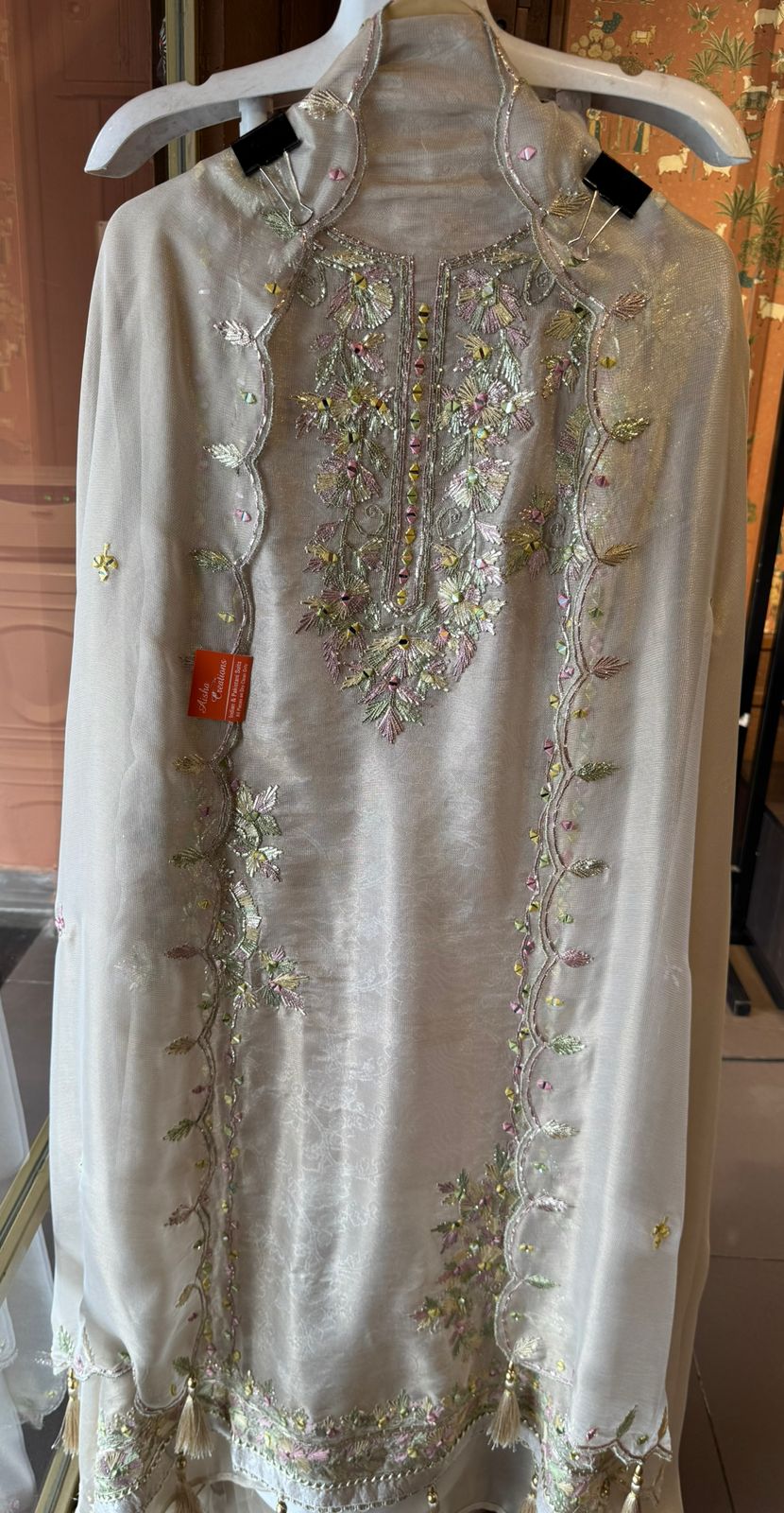 Long straight Unstitched Suit