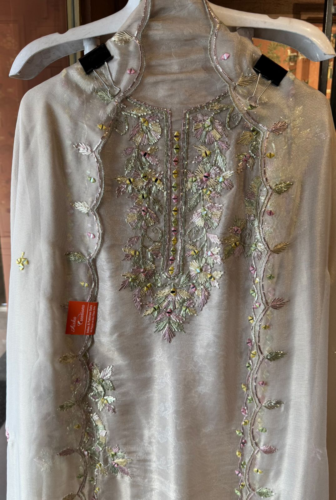 Long straight Unstitched Suit