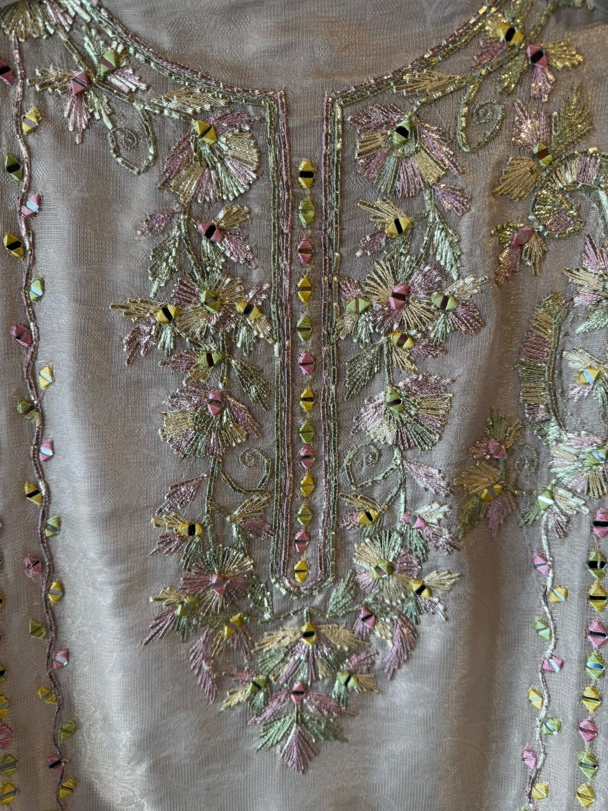 Long straight Unstitched Suit