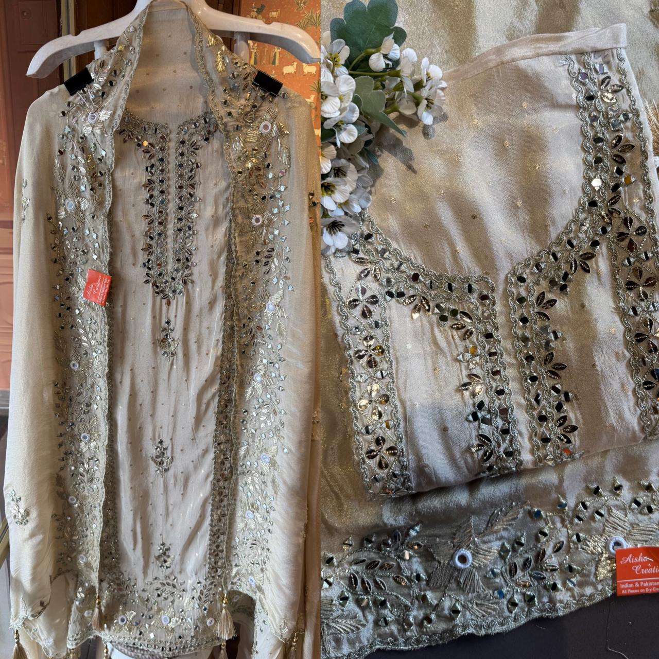 Traditional ethnic Unstitched suit