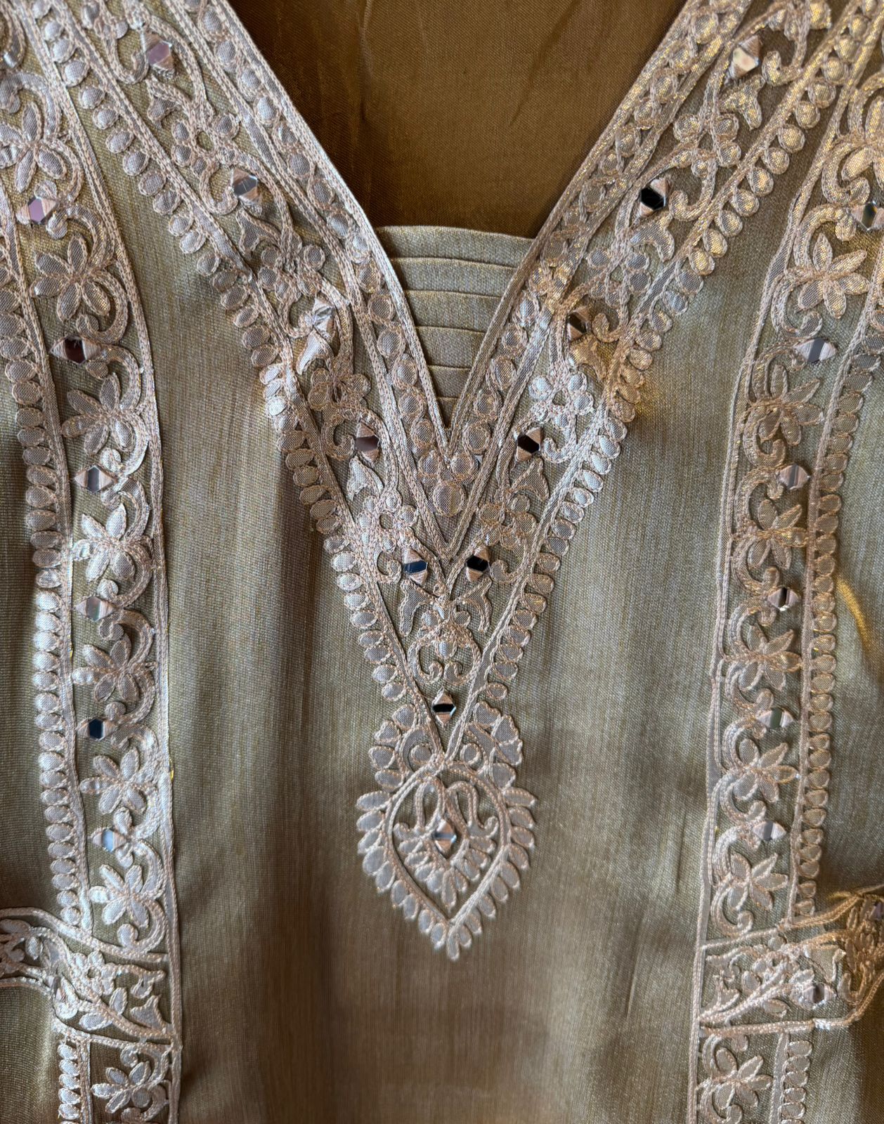 Giraffe tissue Festive Kurta Palazzo set