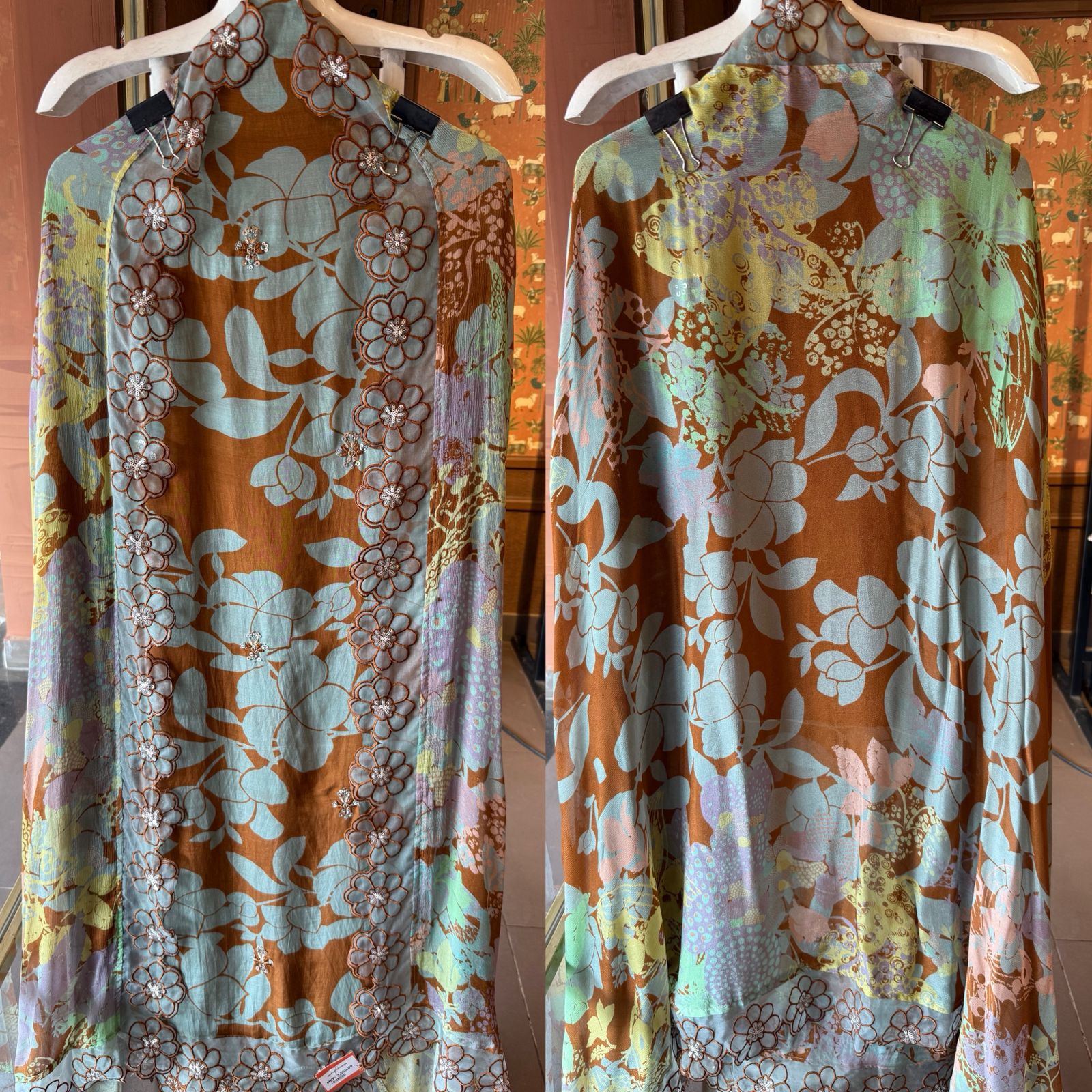 Pure Muslin Unstitched suit