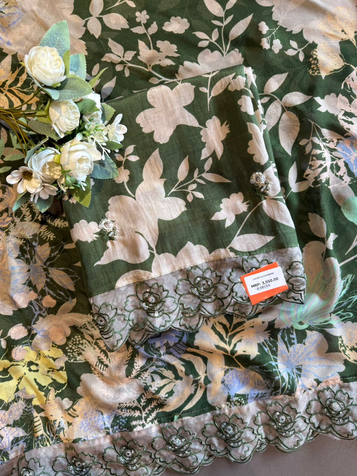 Pure Muslin Unstitched suit