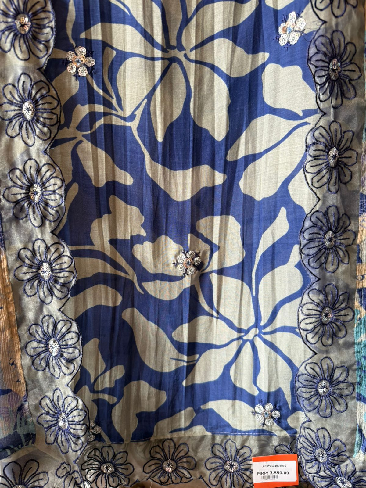 Pure Muslin Unstitched suit