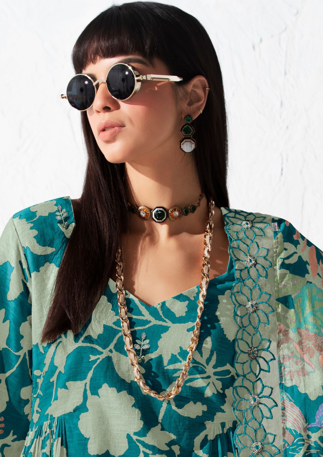 Pure Muslin Unstitched suit