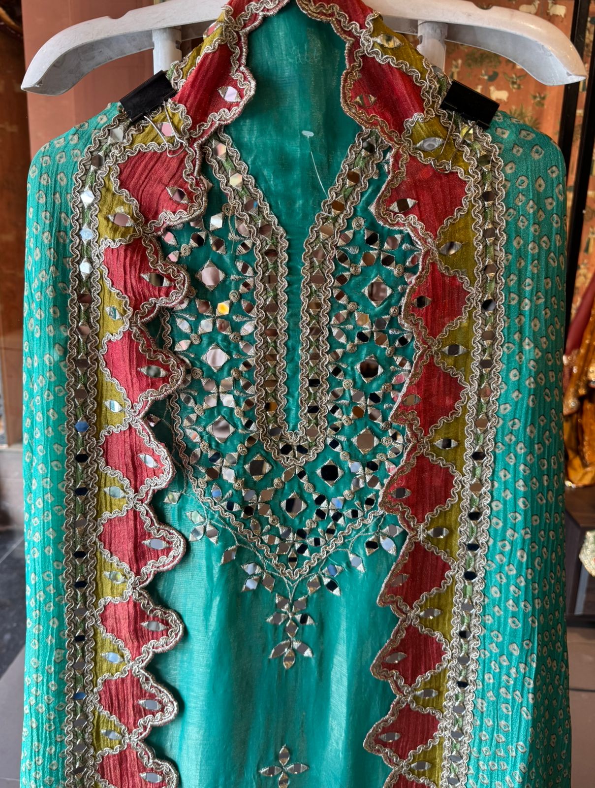 Plain tissue Unstitched shirt