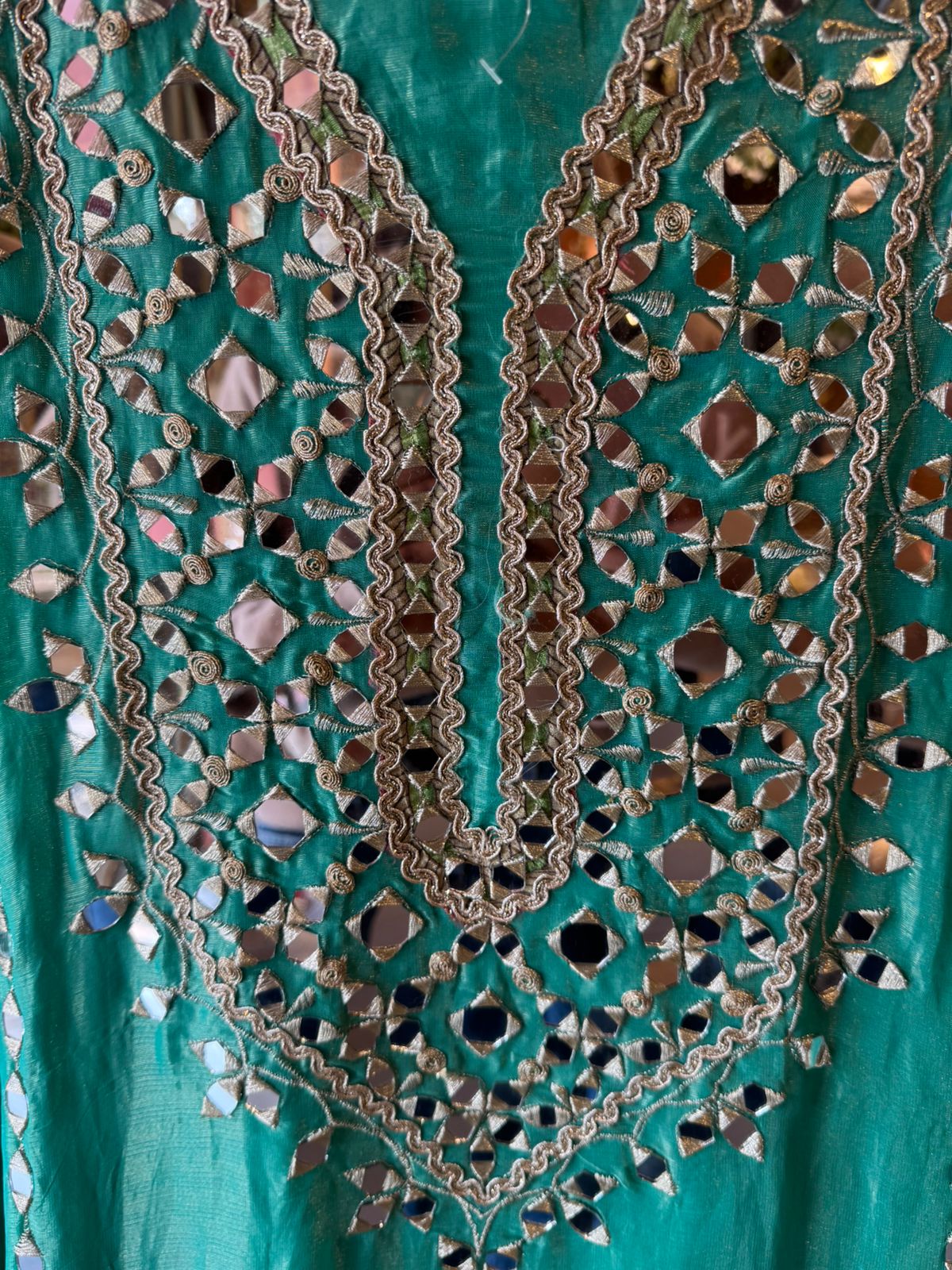 Plain tissue Unstitched shirt