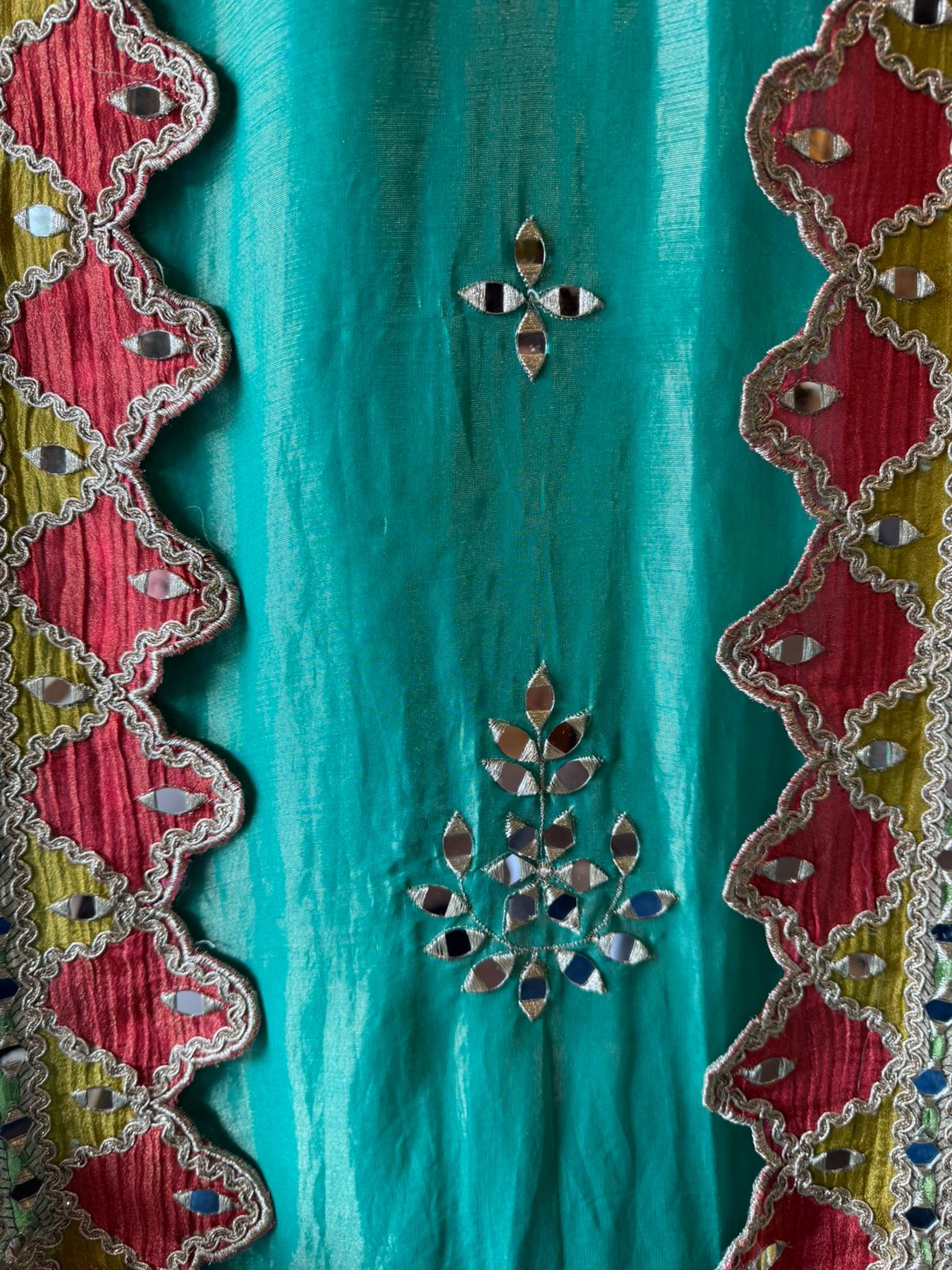 Plain tissue Unstitched shirt