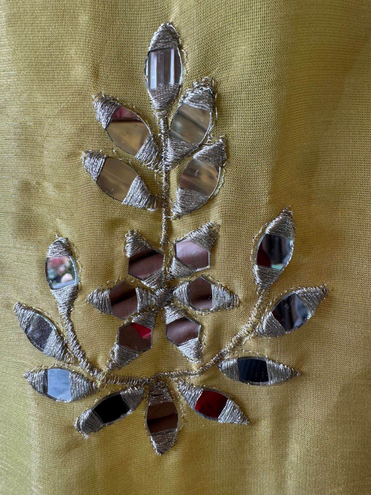 Plain tissue Unstitched shirt