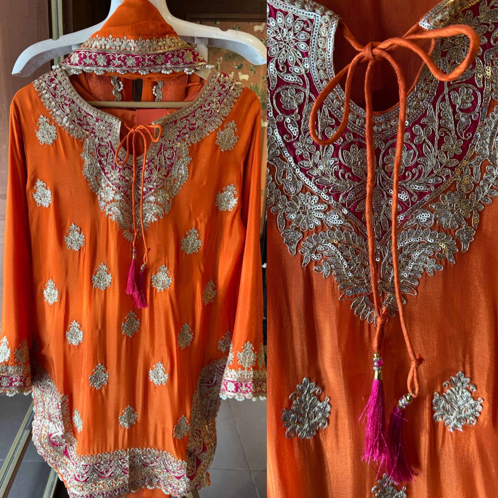 Beautiful ethnic sharara set