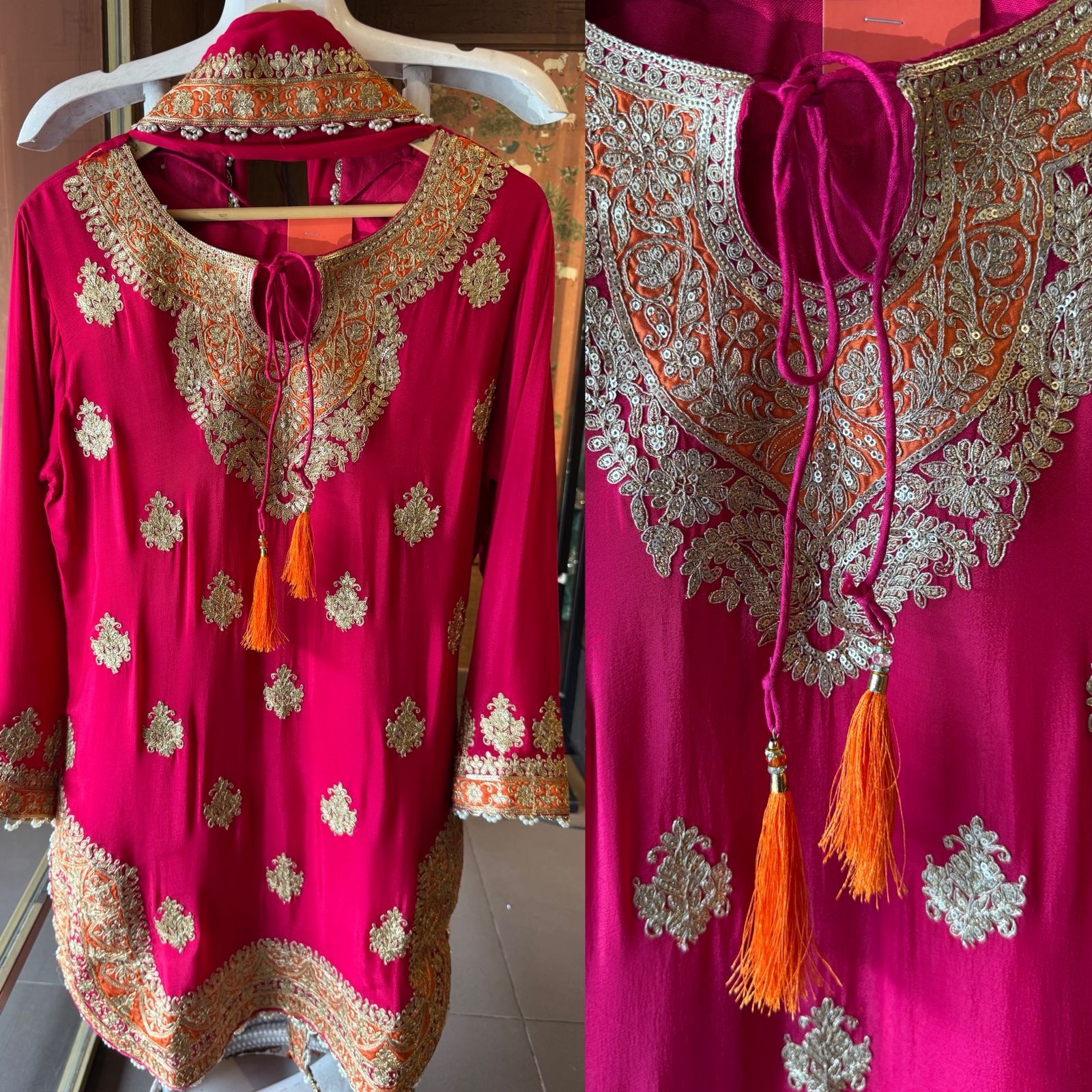 Beautiful ethnic sharara set