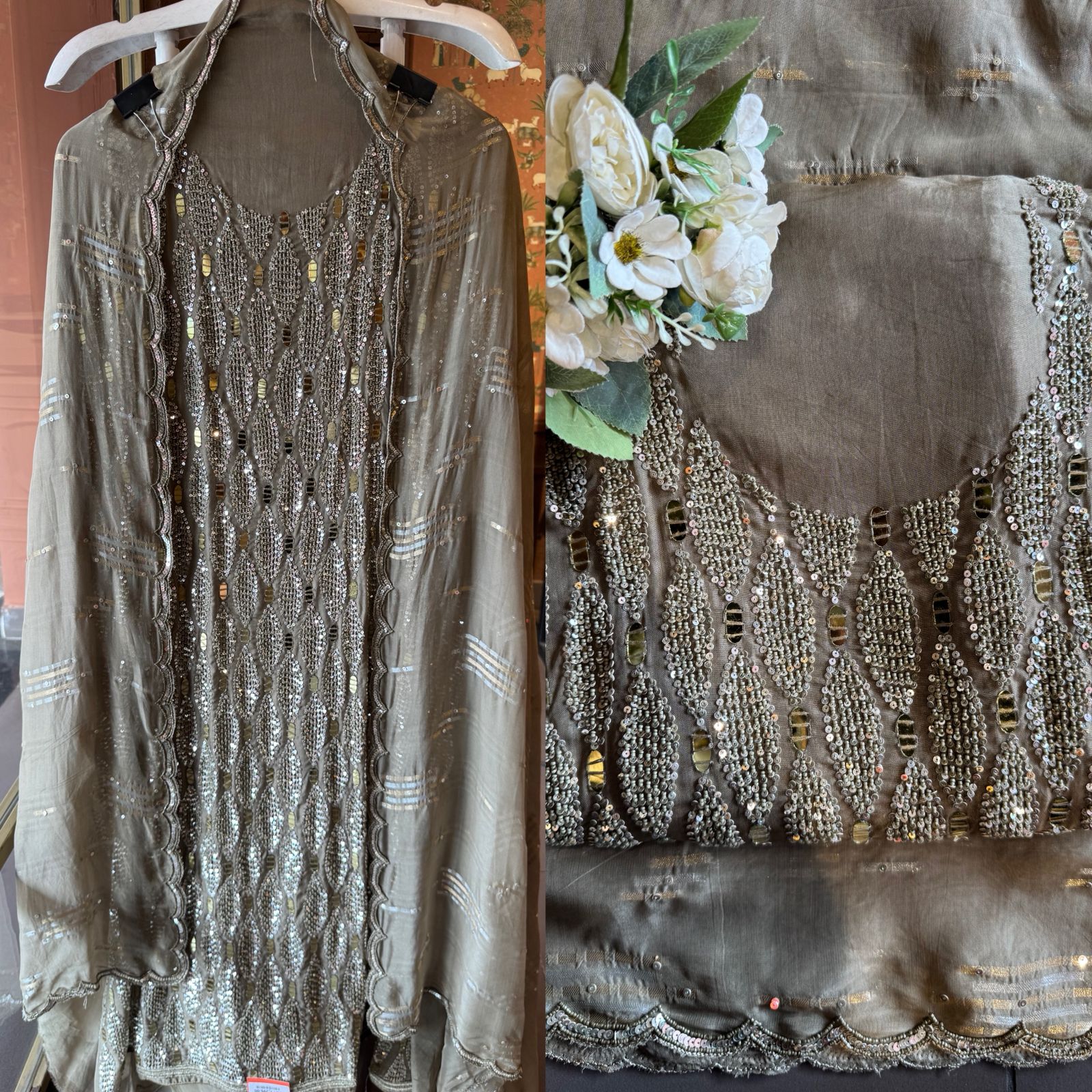 Luxe Hand-Embroidered Wedding Suit