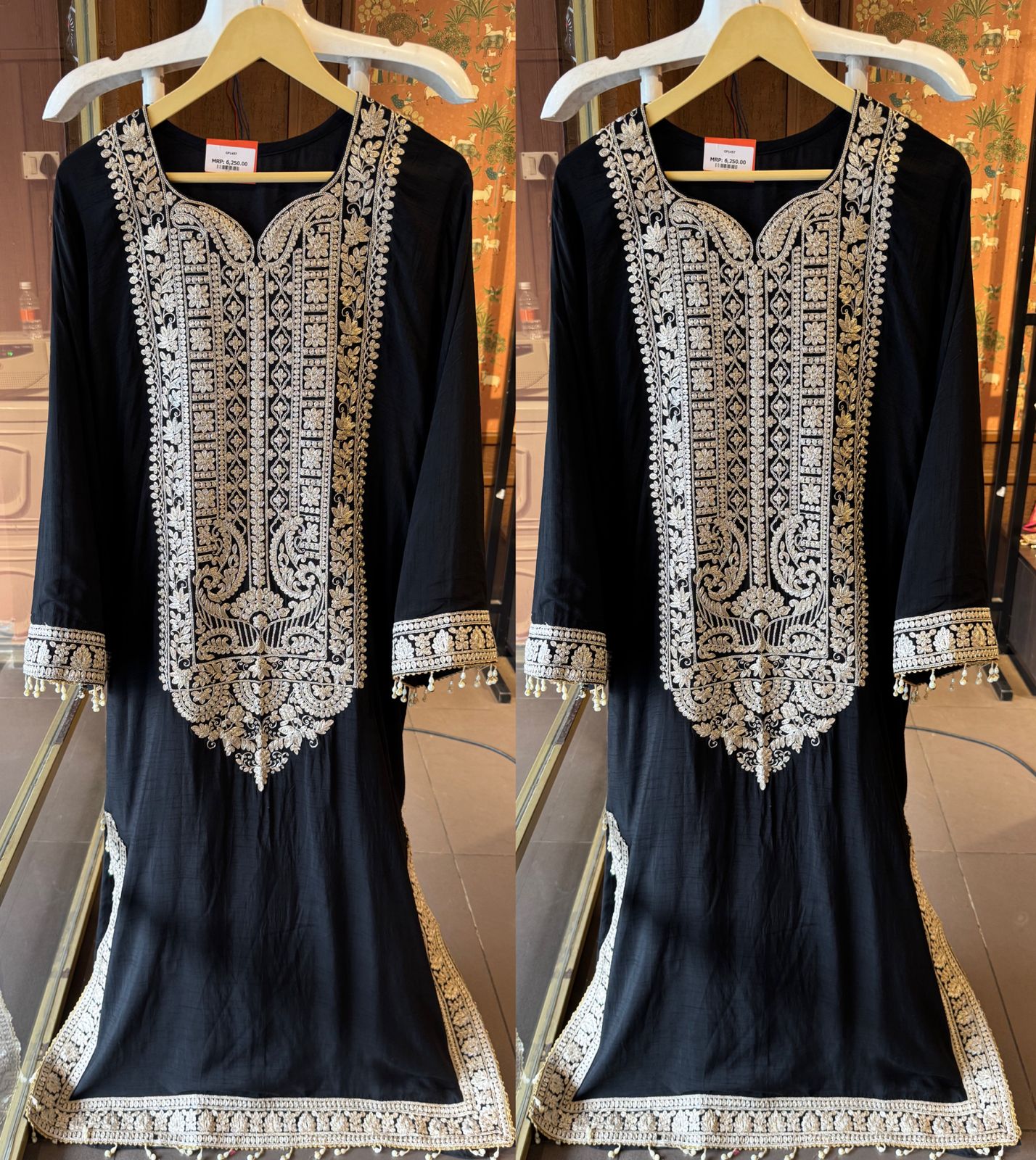 Traditional embroidered kurta