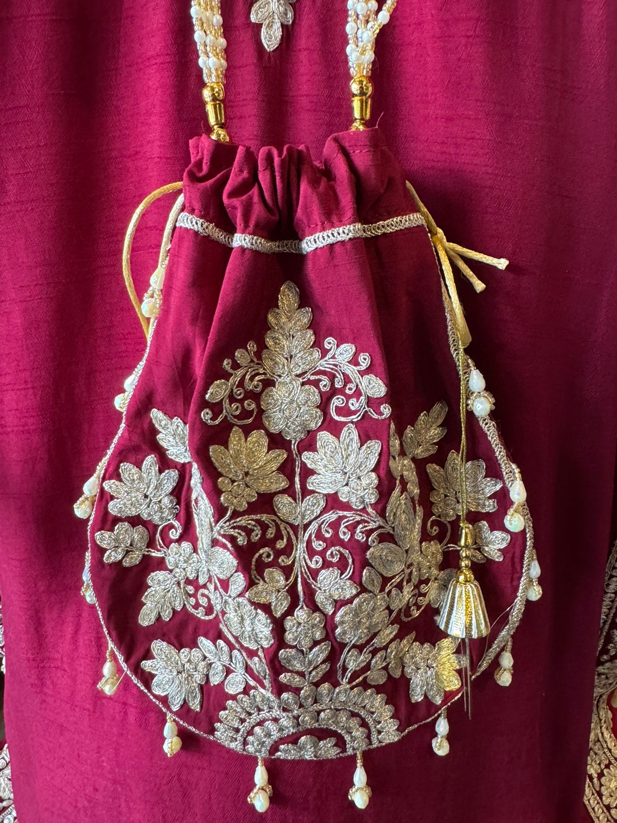 Traditional embroidered kurta