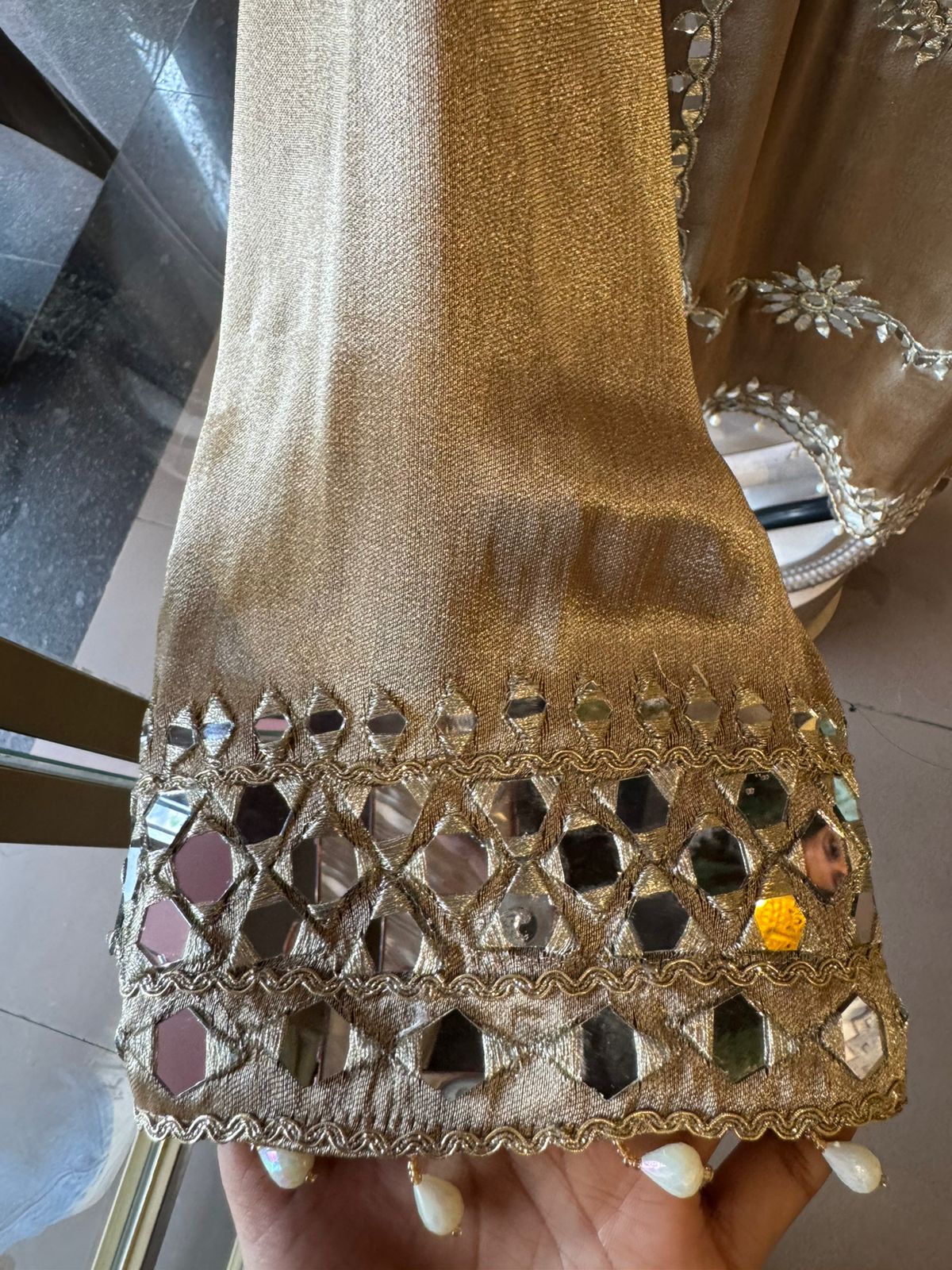 Giraffe tissue kurta