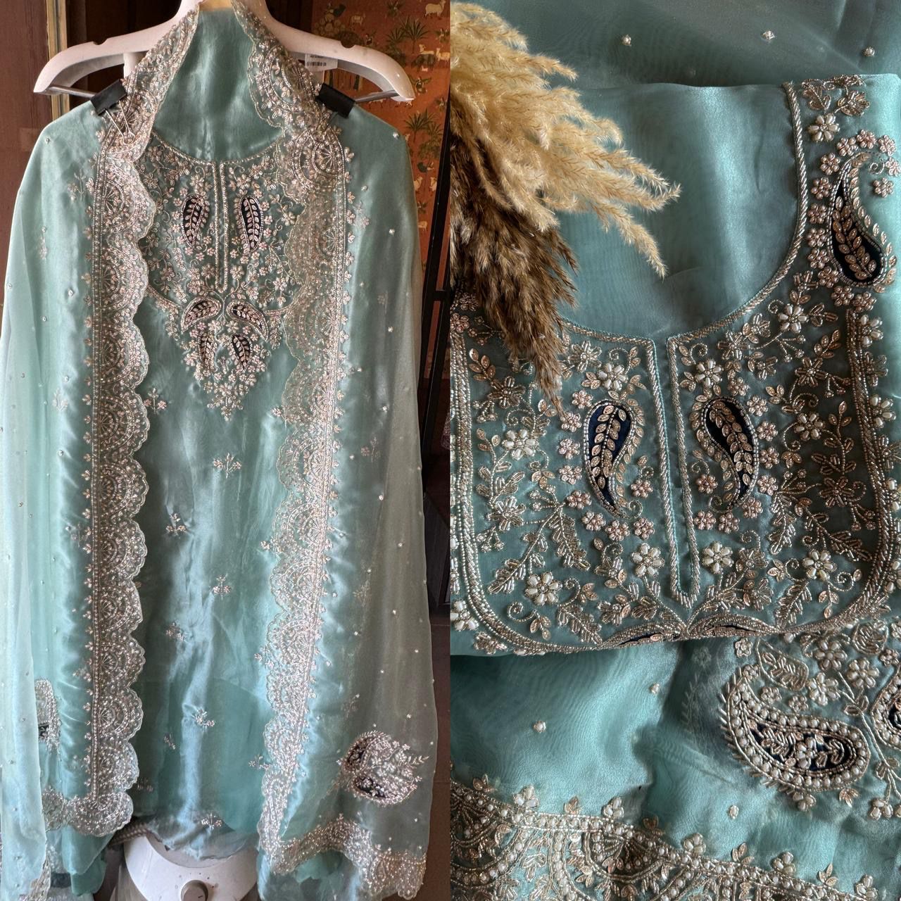 Pure tissue Unstitched full size Shirt