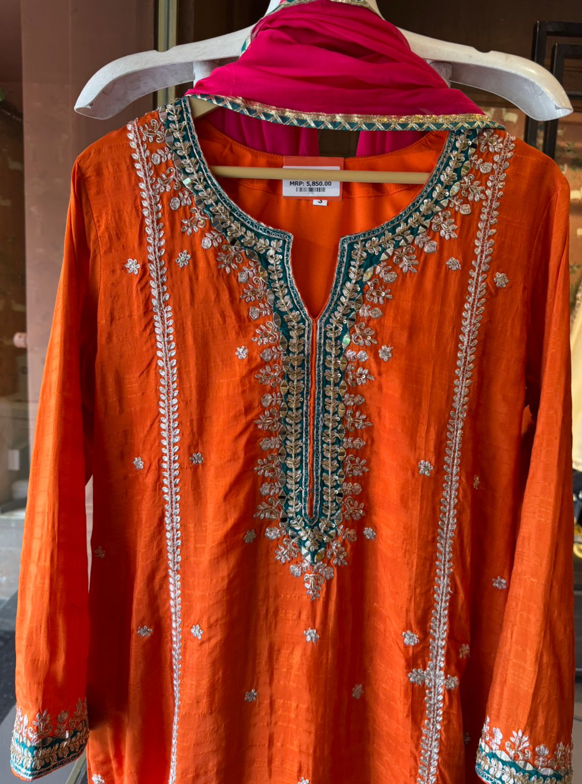 Traditional Kurta set with dupatta