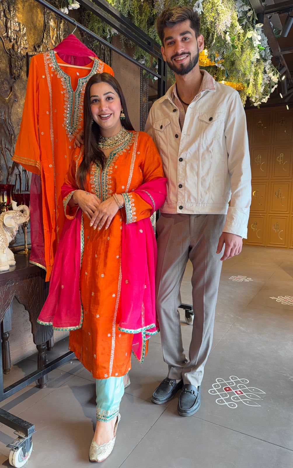 Traditional Kurta set with dupatta