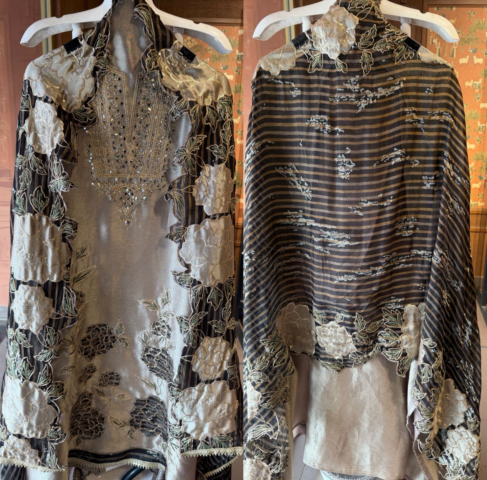 Pure giraffe tissue fabric Suit