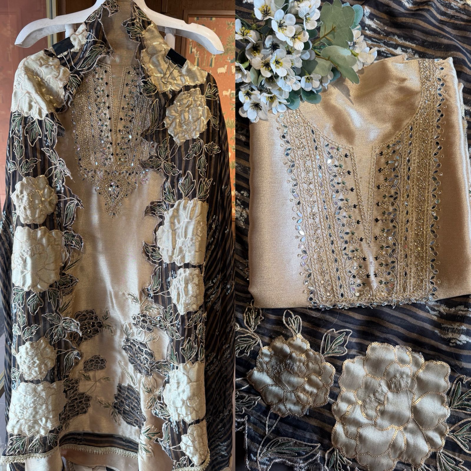 Pure giraffe tissue fabric Suit