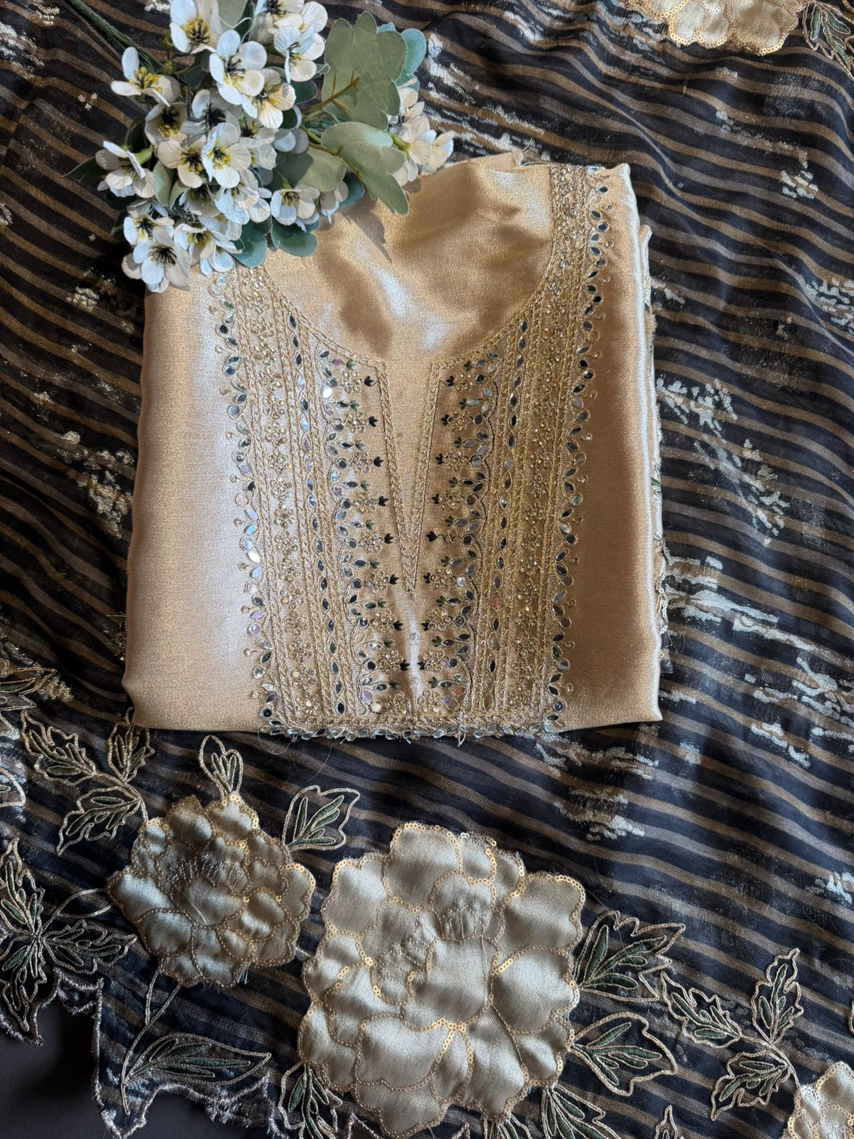 Pure giraffe tissue fabric Suit