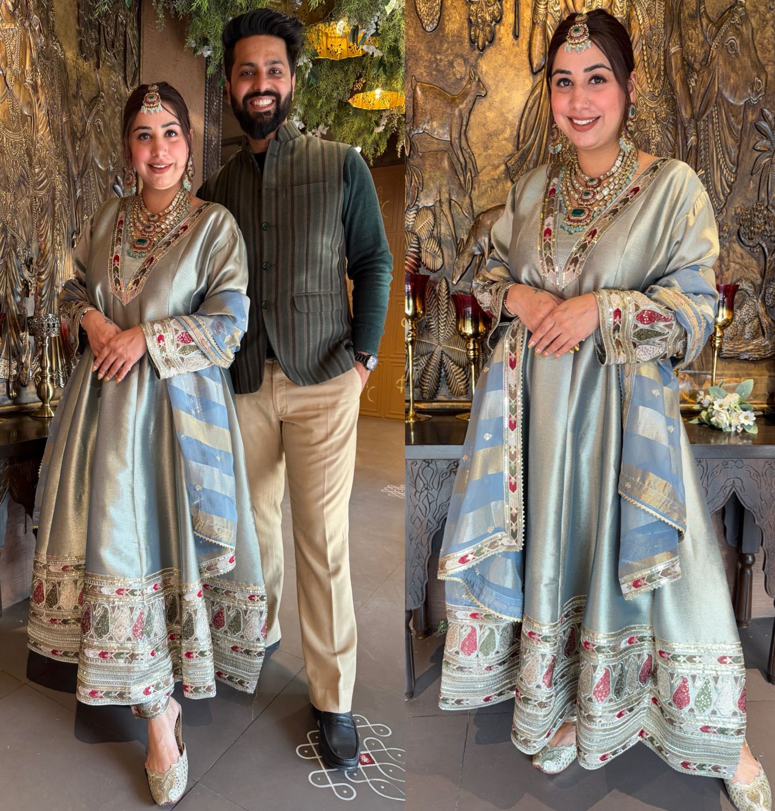 Traditional Anarkali long kalidar kurta