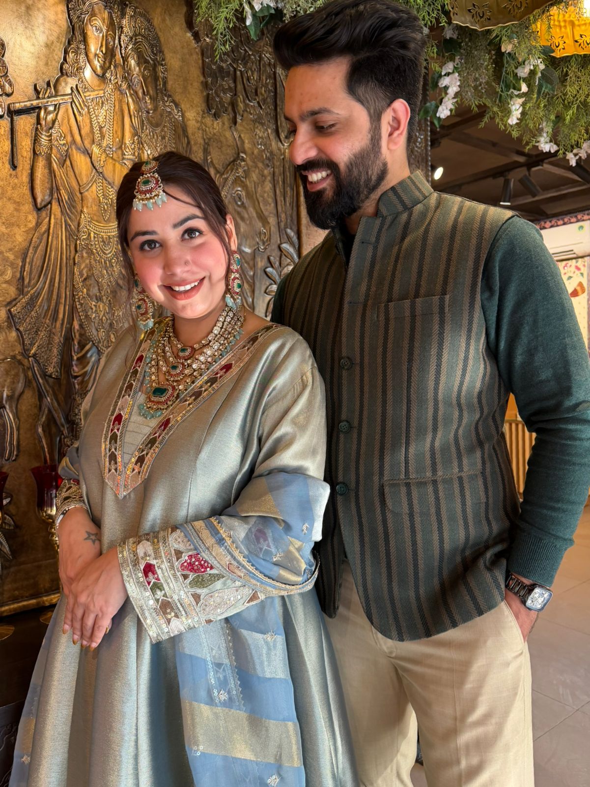 Traditional Anarkali long kalidar kurta